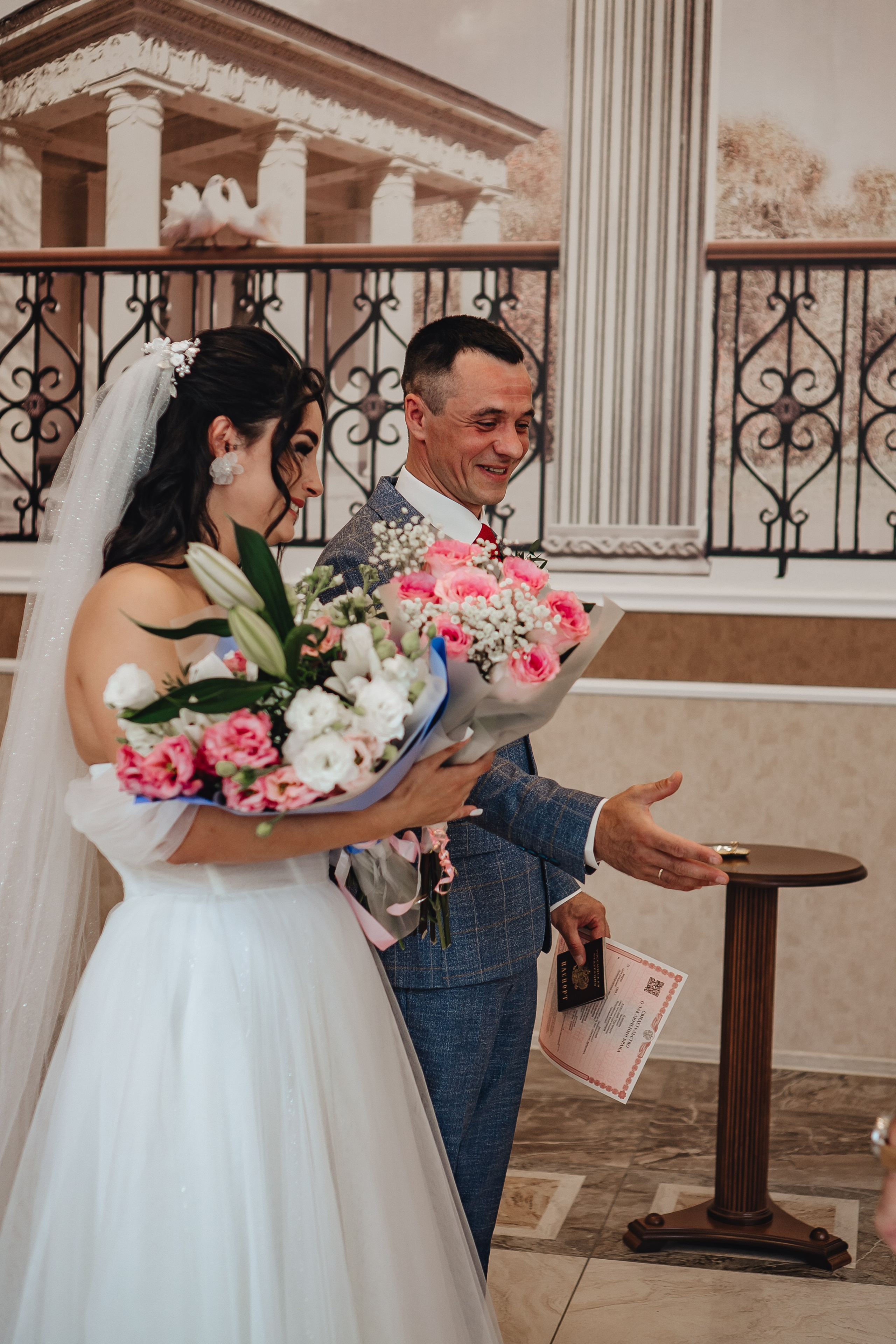 СВАДЕБНАЯ СЬЕМКА В ЗАГСЕ НА МОСКОВСКОМ ПРОСПЕКТЕ. Профессиональный фотограф, Санкт-Петербург — Виктория Богомолова