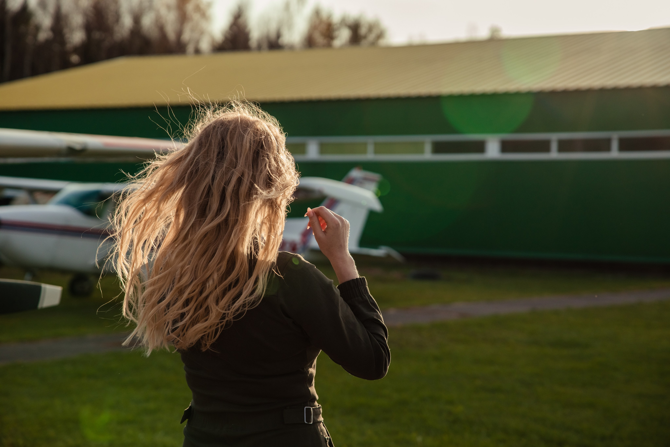 Небо. Самолет. Девушка. Семейный и женский фотограф в Москве и Подольске Анна Корн