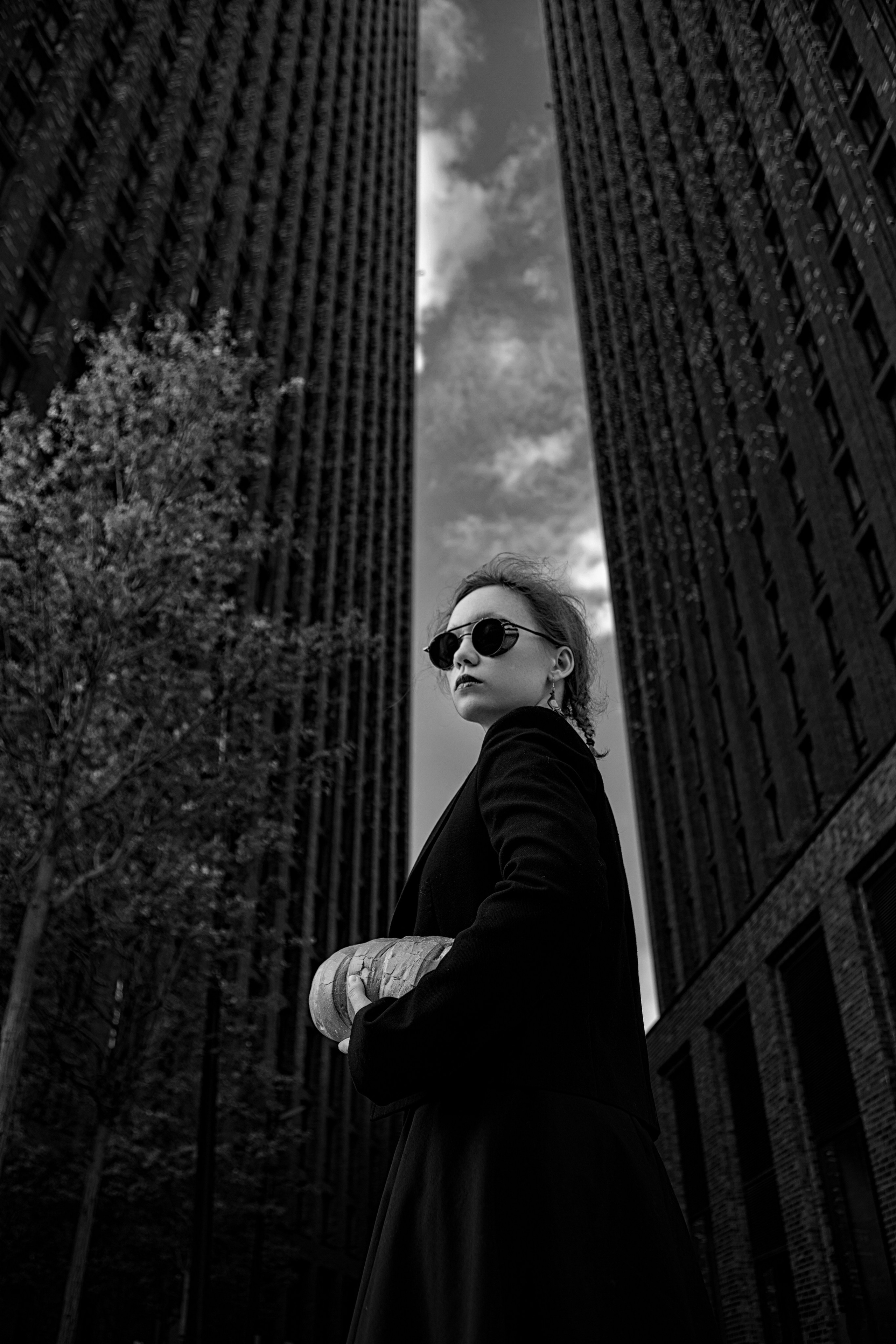 Стильная ЧБ фотосессия в Москве для Катюши. Семейный ФОТОГРАФ в Москве Елена Конд