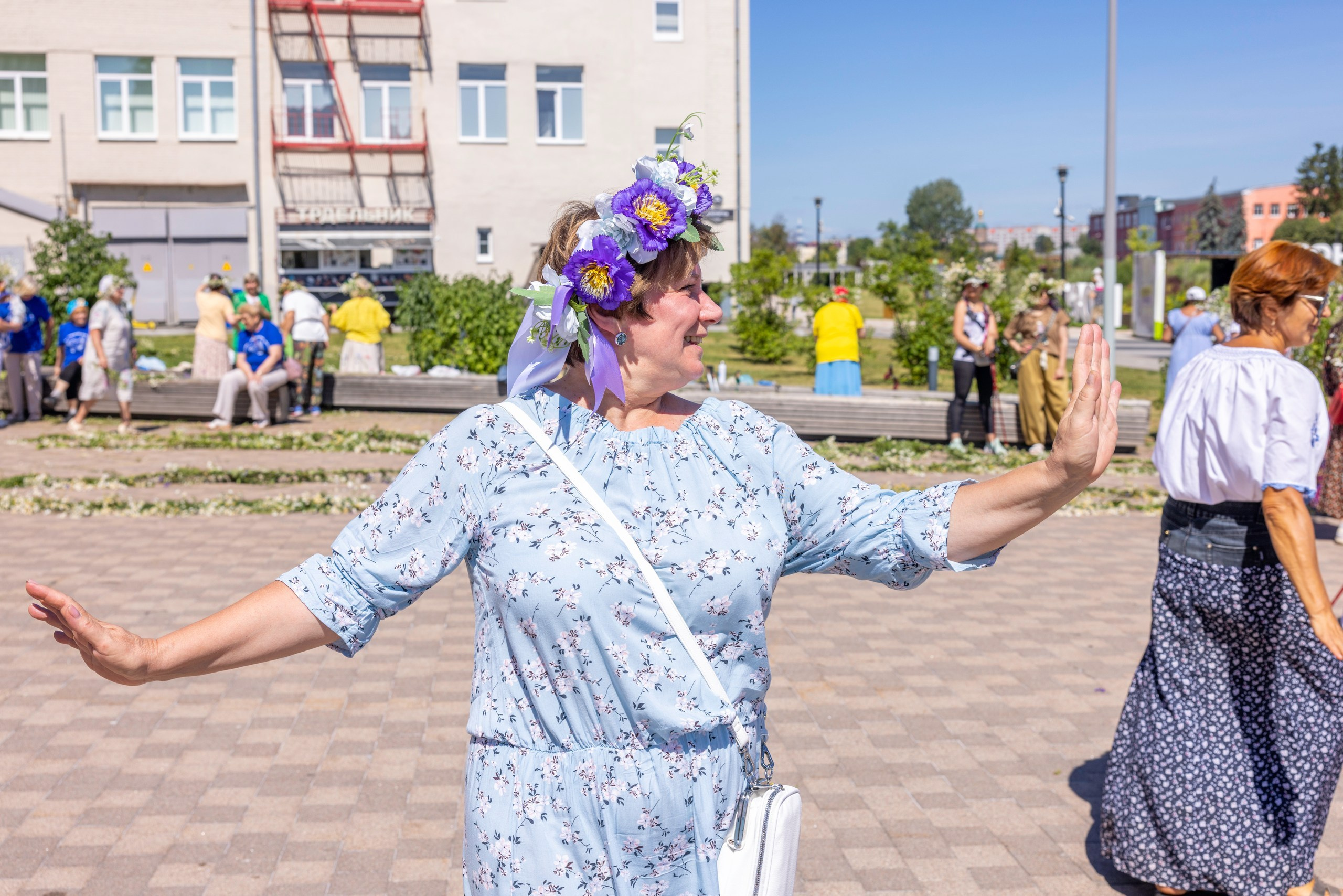 Фестиваль «Ромашковый хоровод». Северная ходьба. Фотограф в Туле Крупский АнДРей. Фотостудия «КАДР71» в Туле