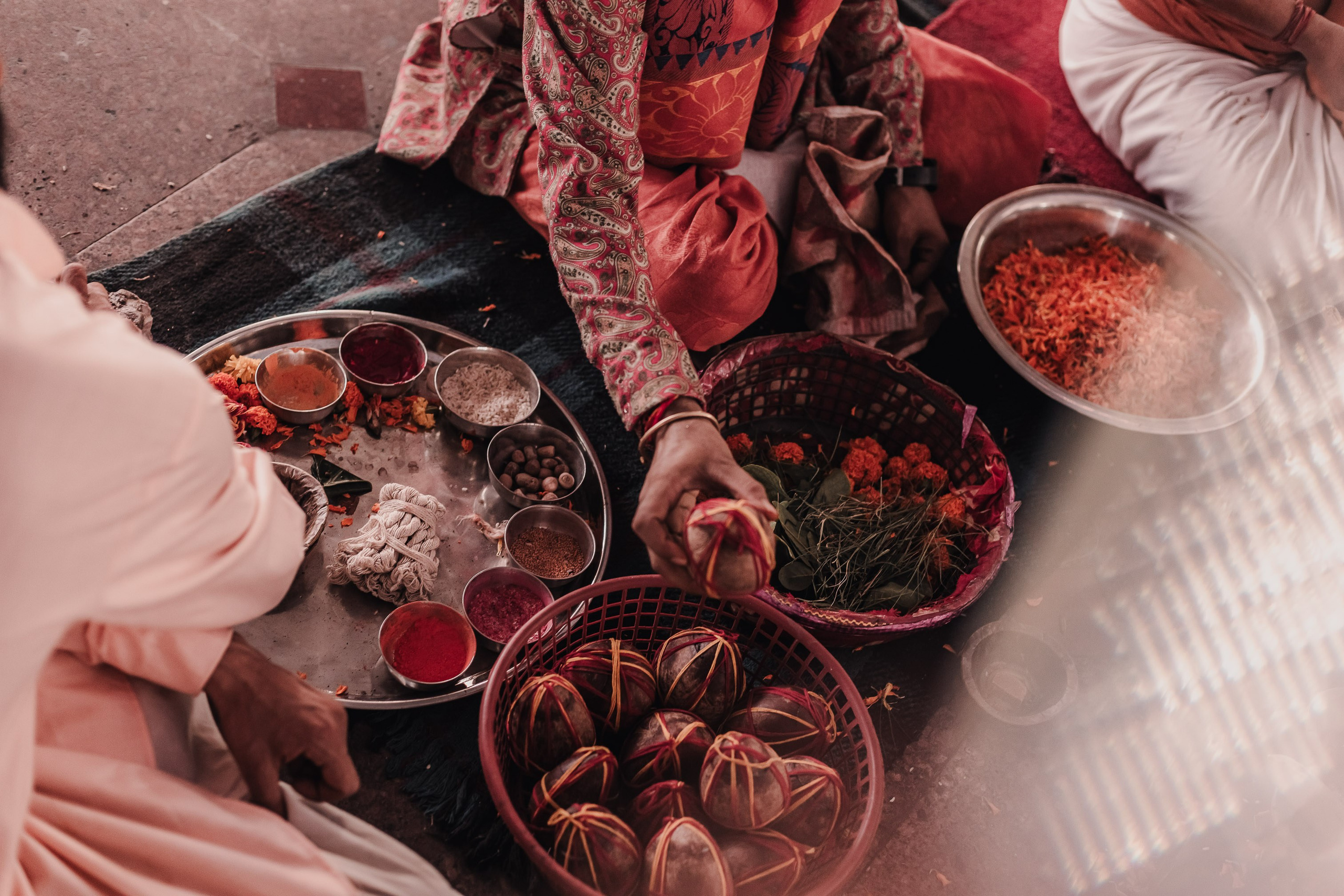 Navaratri yajna at Devraha Baba Ji ashram. Мариам Багдасарян