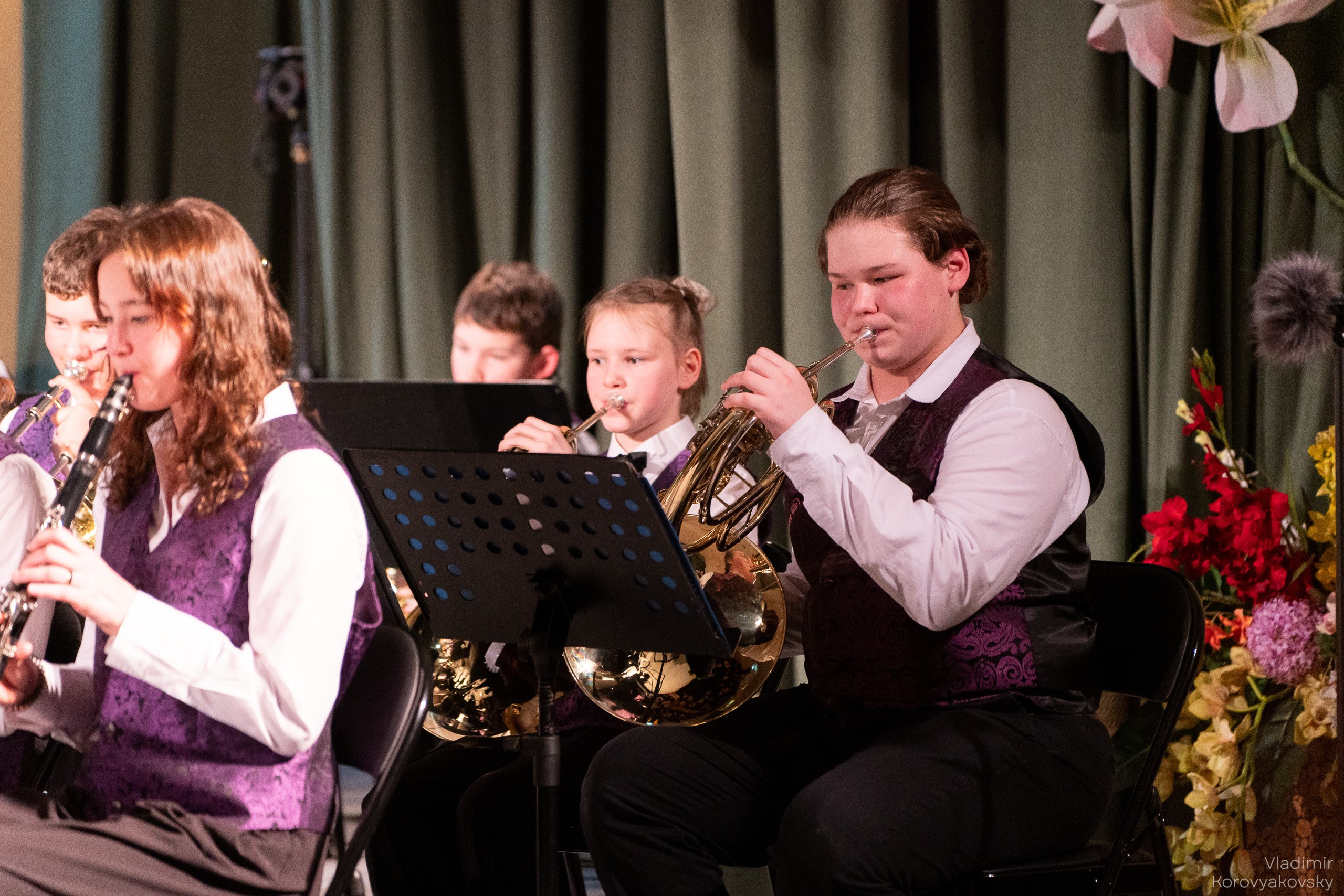 Концерт Духового оркестра ЦГИ ко Дню защитника Отечества. Фотограф Владимир Коровяковский