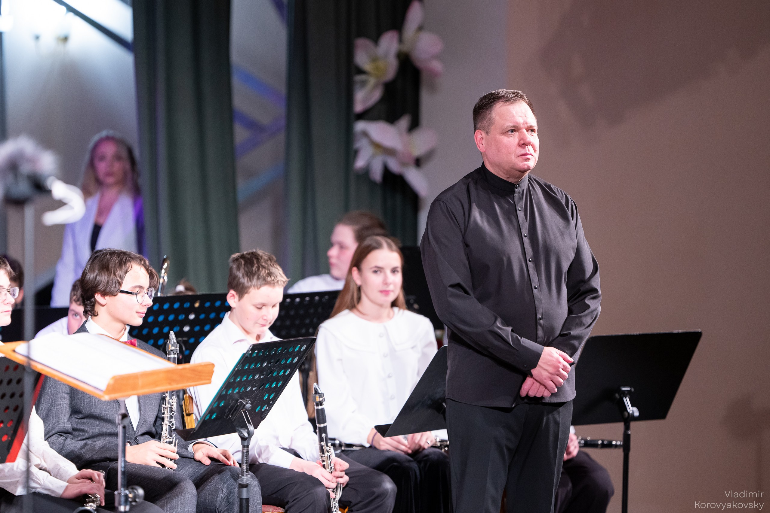 Новогодний концерт Духового оркестра ЦГИ. Фотограф Владимир Коровяковский