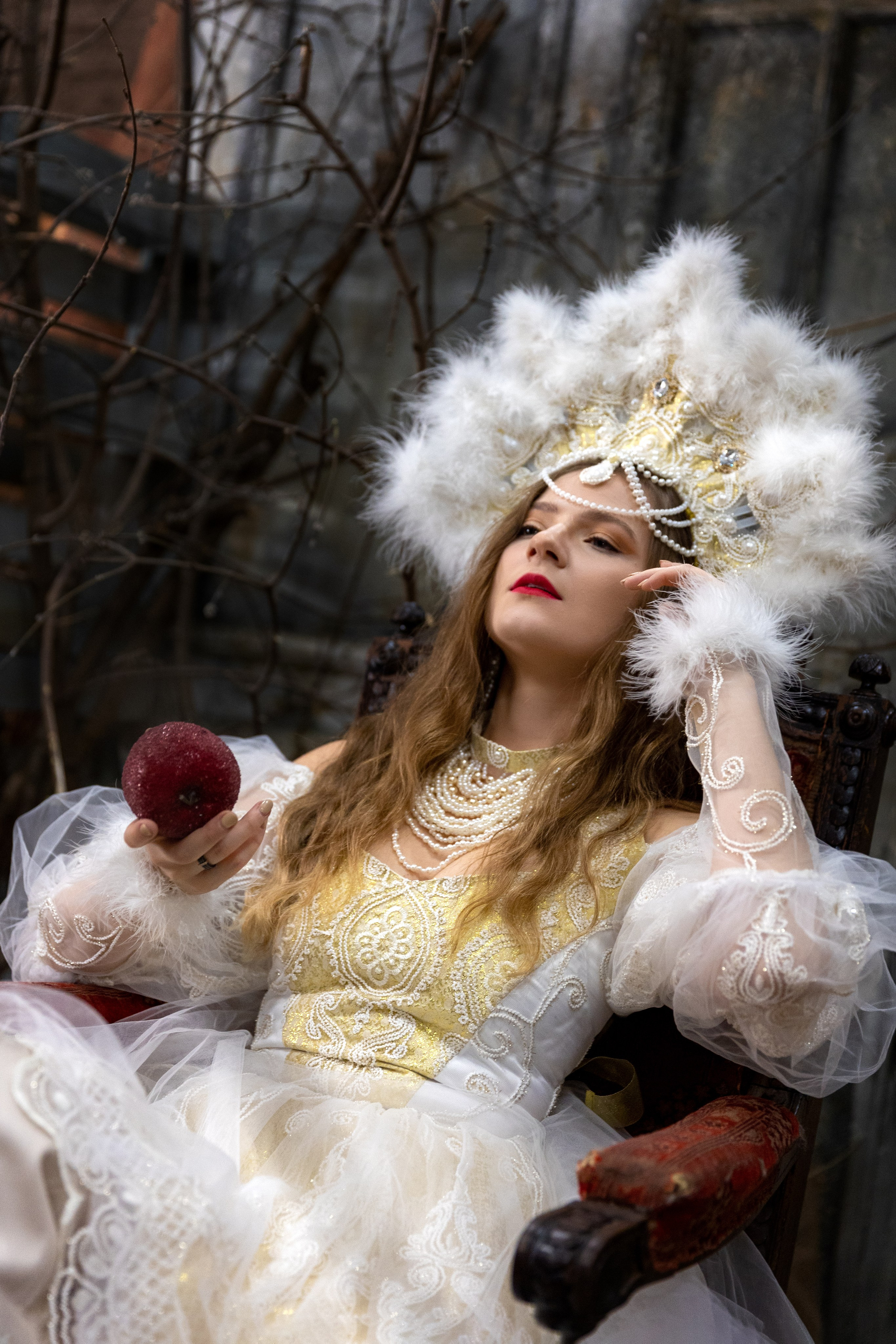 Зимушка. Фантазийная съемка по мотивам русских сказок