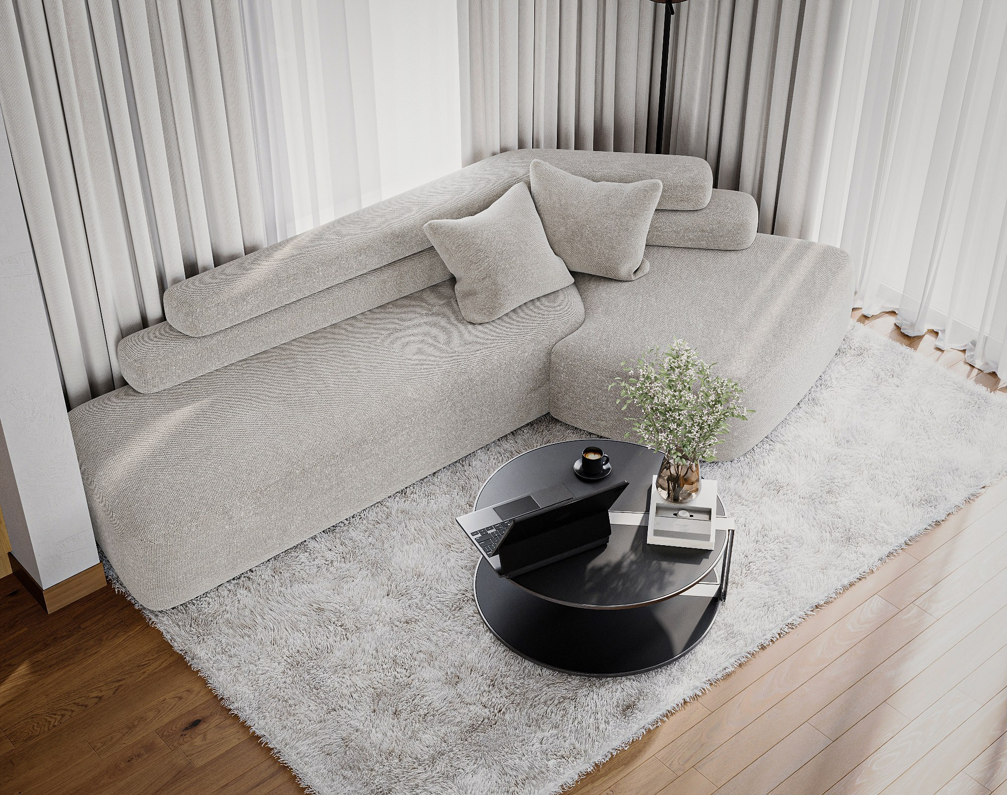 Вилла / Мастер-спальня. Kindhard-design