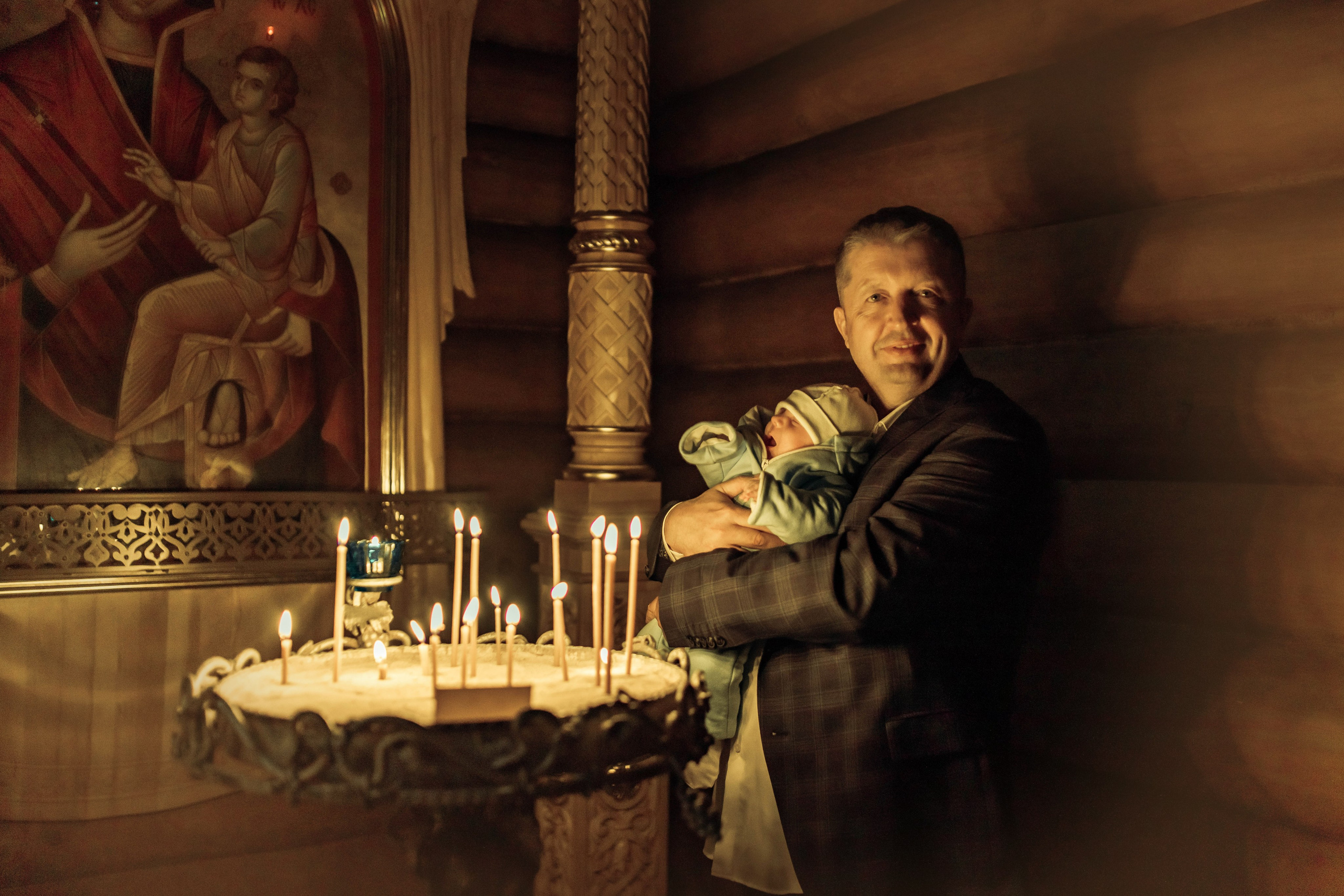 Крещение Михаила, храм Святой Троицы, июнь 2025