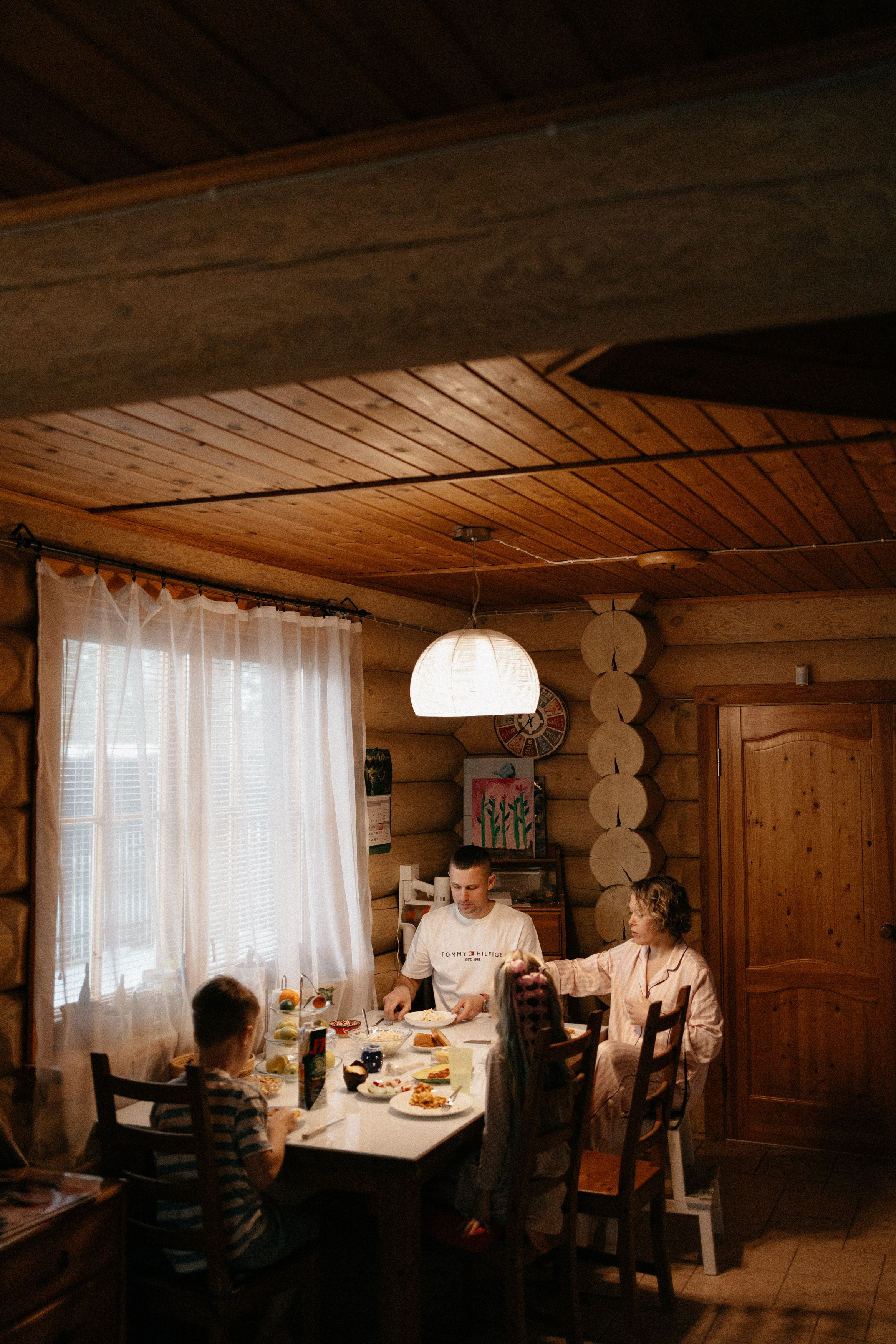 Федя, Лида, Леша, Катя. Главная