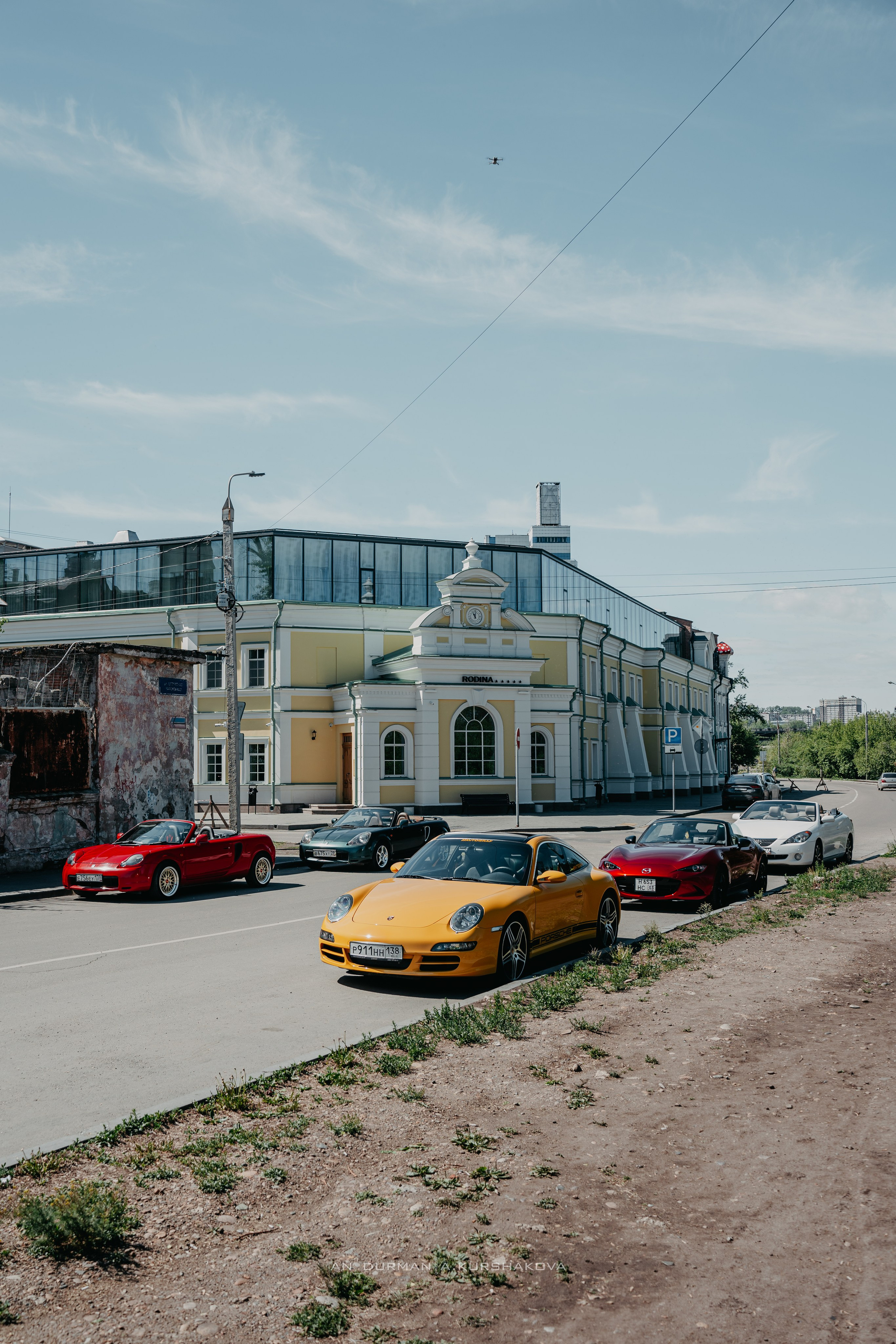 Открытие сезона авто без крыш. Фотограф, видеограф и пилот дрона на Байкале