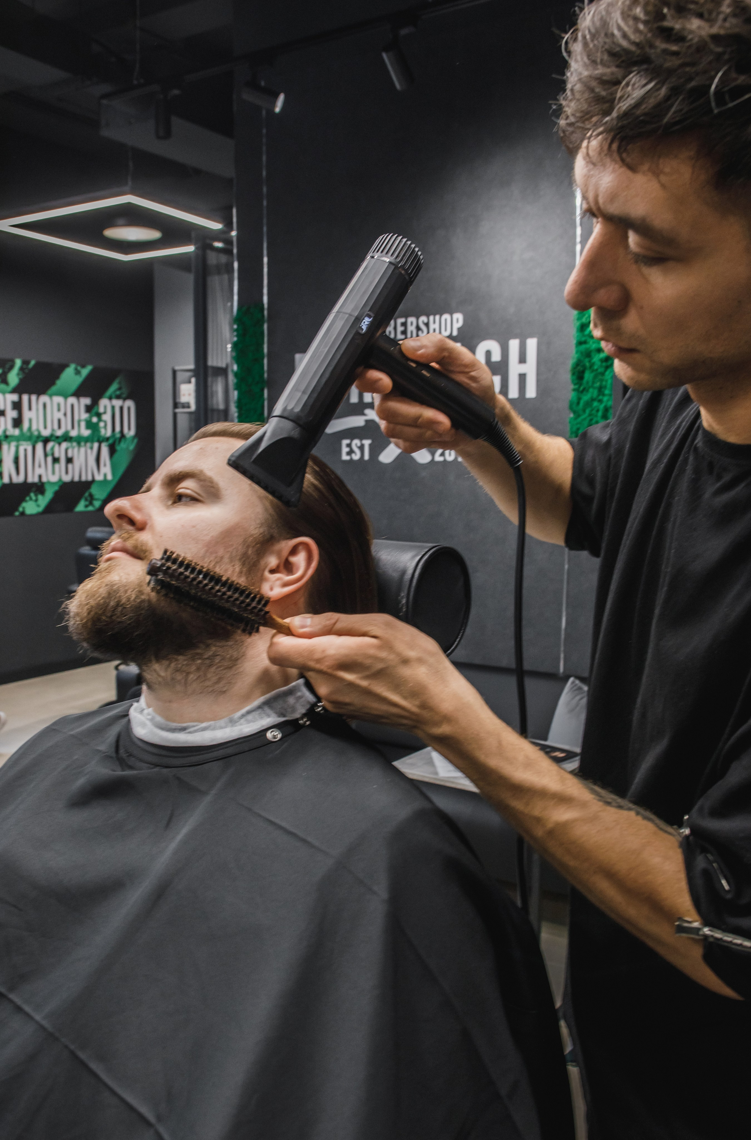 Открытие еще одного салона сети BARBERSHOP BORODACH. Предметный и семейный фотограф в Санкт-Петербурге Катерина Стеклова