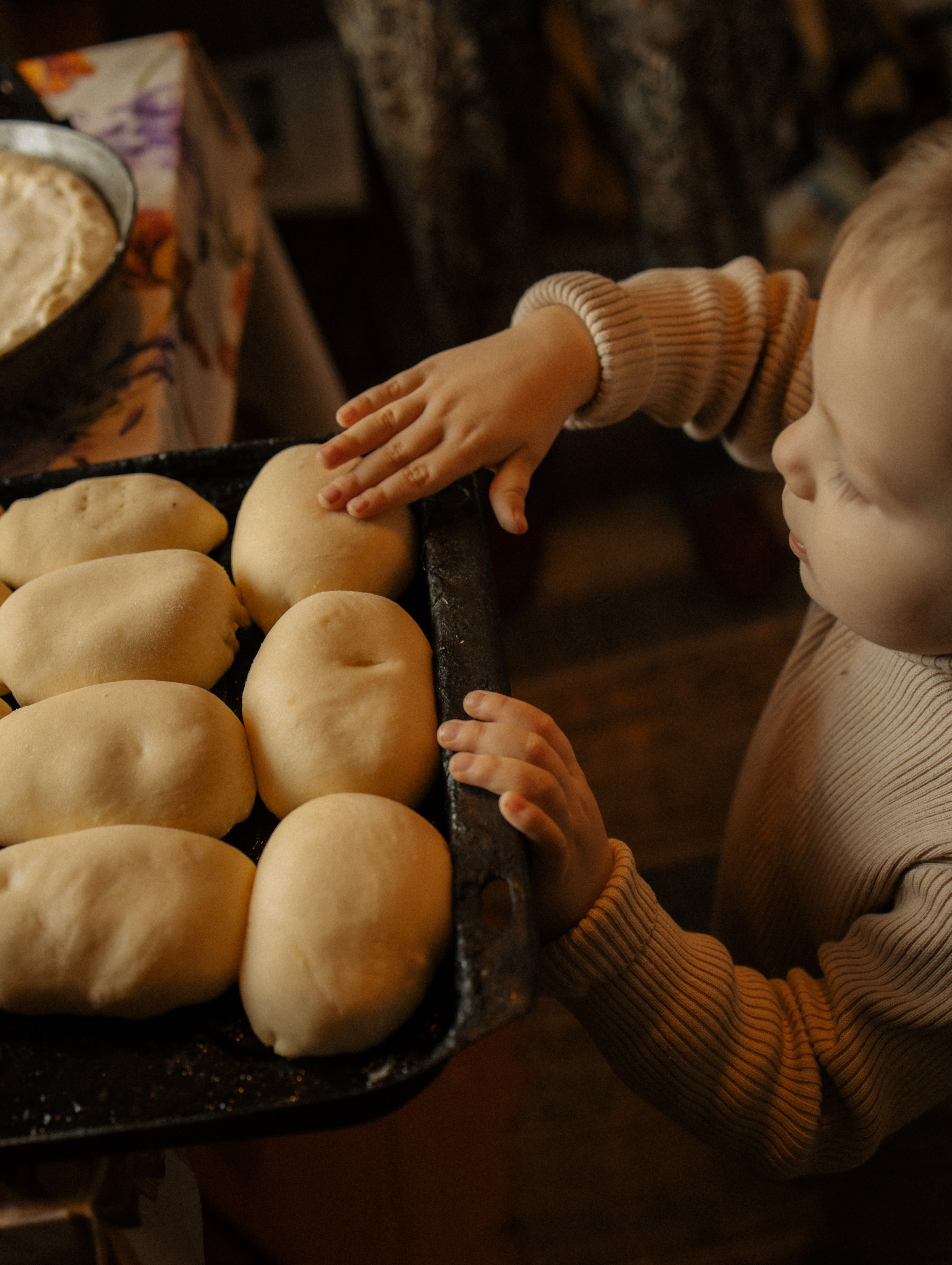 Пироги у прабабушки в деревне. Фотограф Углич и Ярославль Ольга Тятюшкина