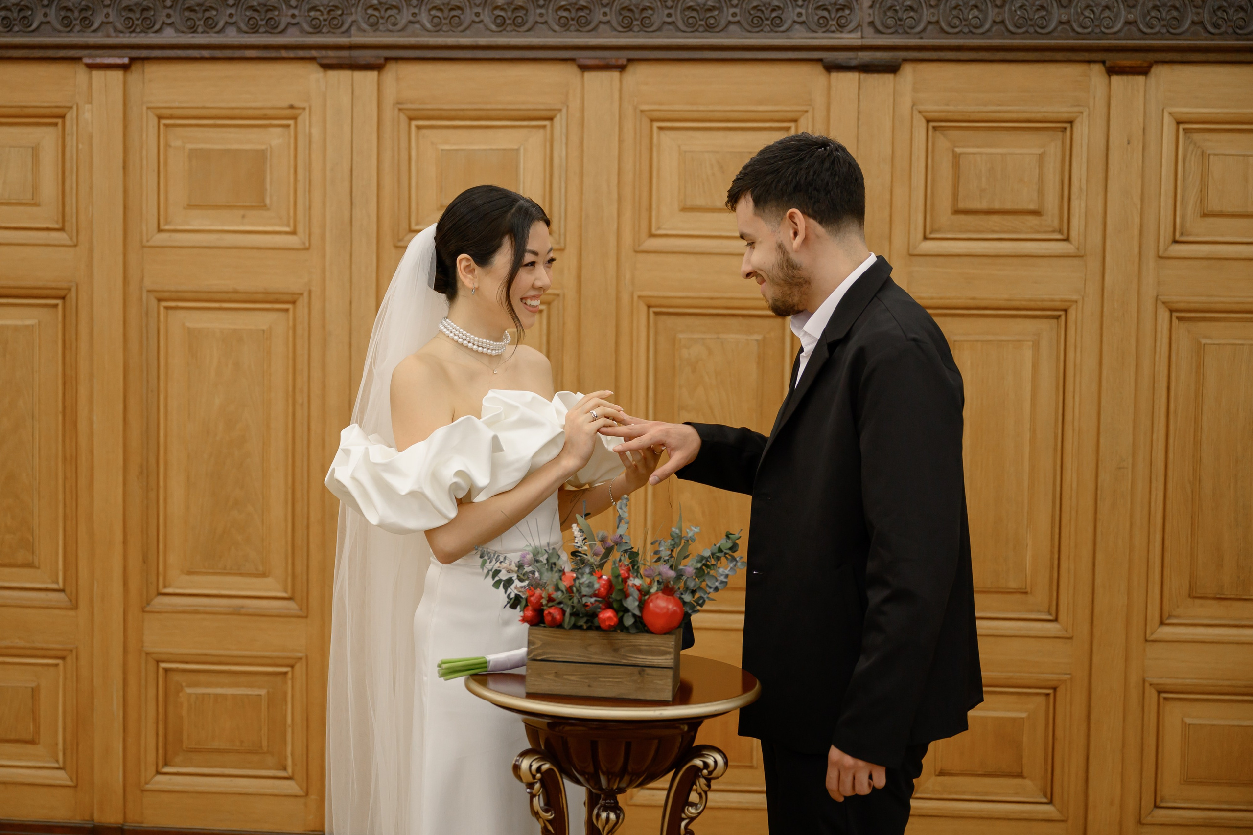 Свадьба для двоих в Москве. Грибоедовский ЗАГС и фотостудия 21 Kult. Semerlina.ru