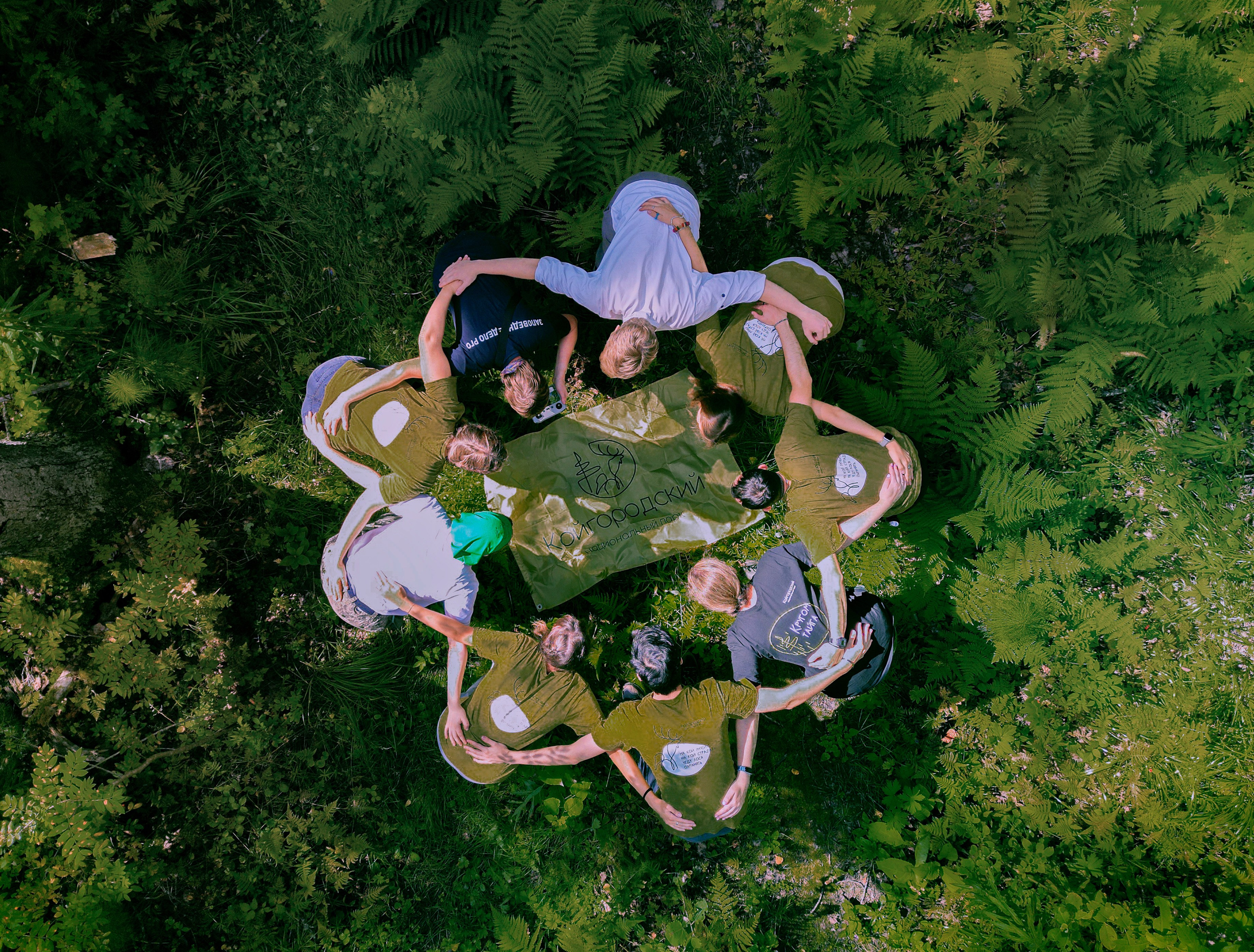 Команда "Заповедное дело РГО" в нацпарке Койгородский