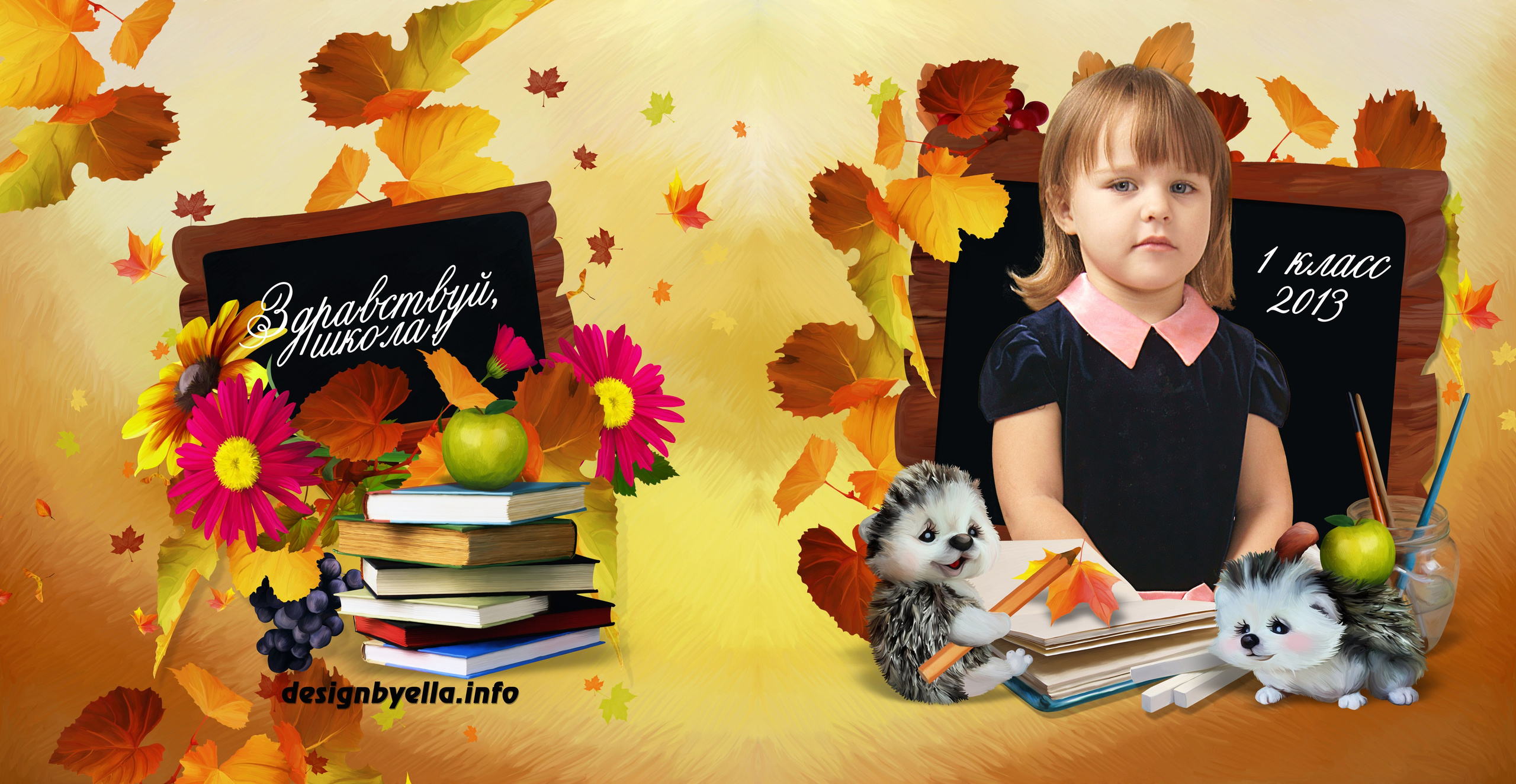 Шаблон 13 для детского сада «Лесная сказка 2». Medlori fotobook Выпускные альбомы в Липецке Лариса Медведева