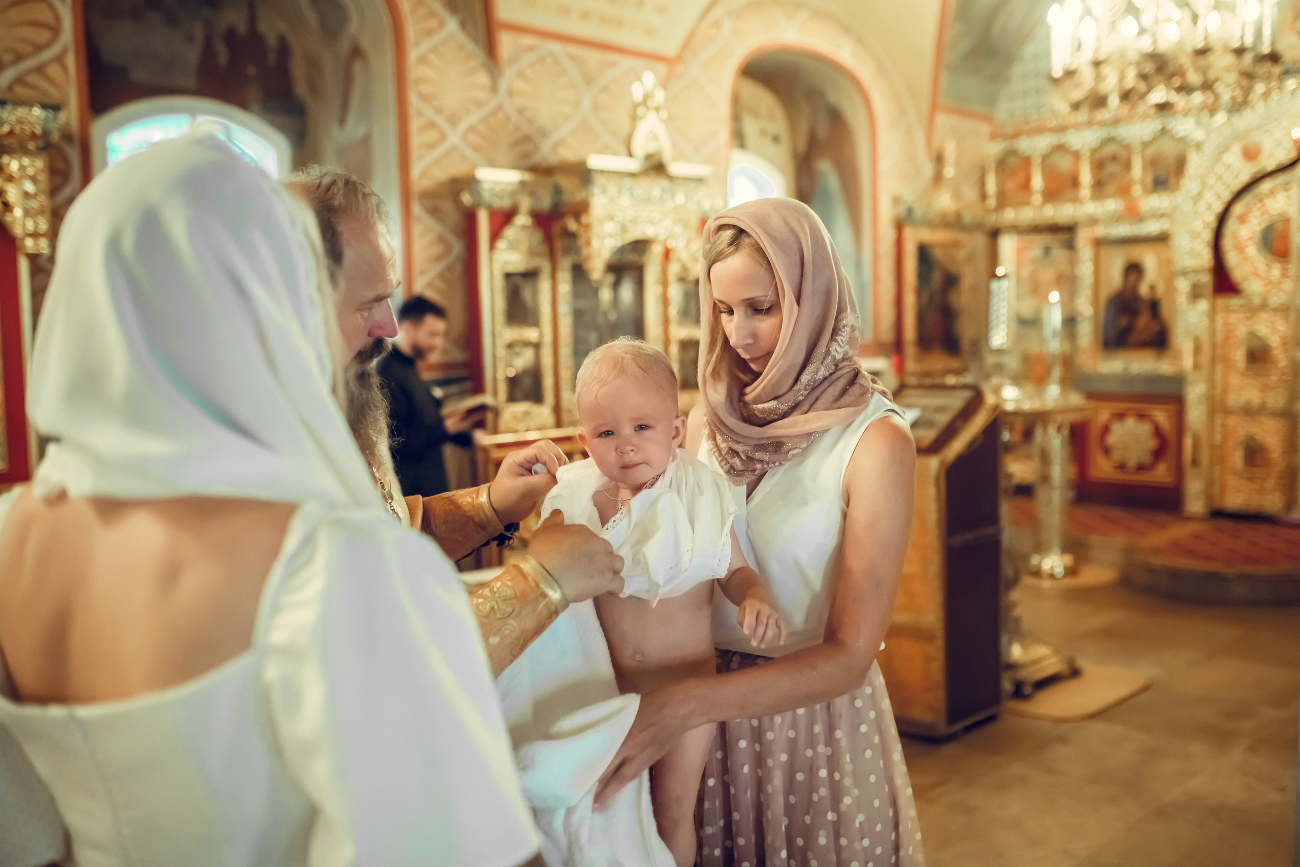 Крещение Яны. Фотограф на Крещение, семейный фотограф в Москве