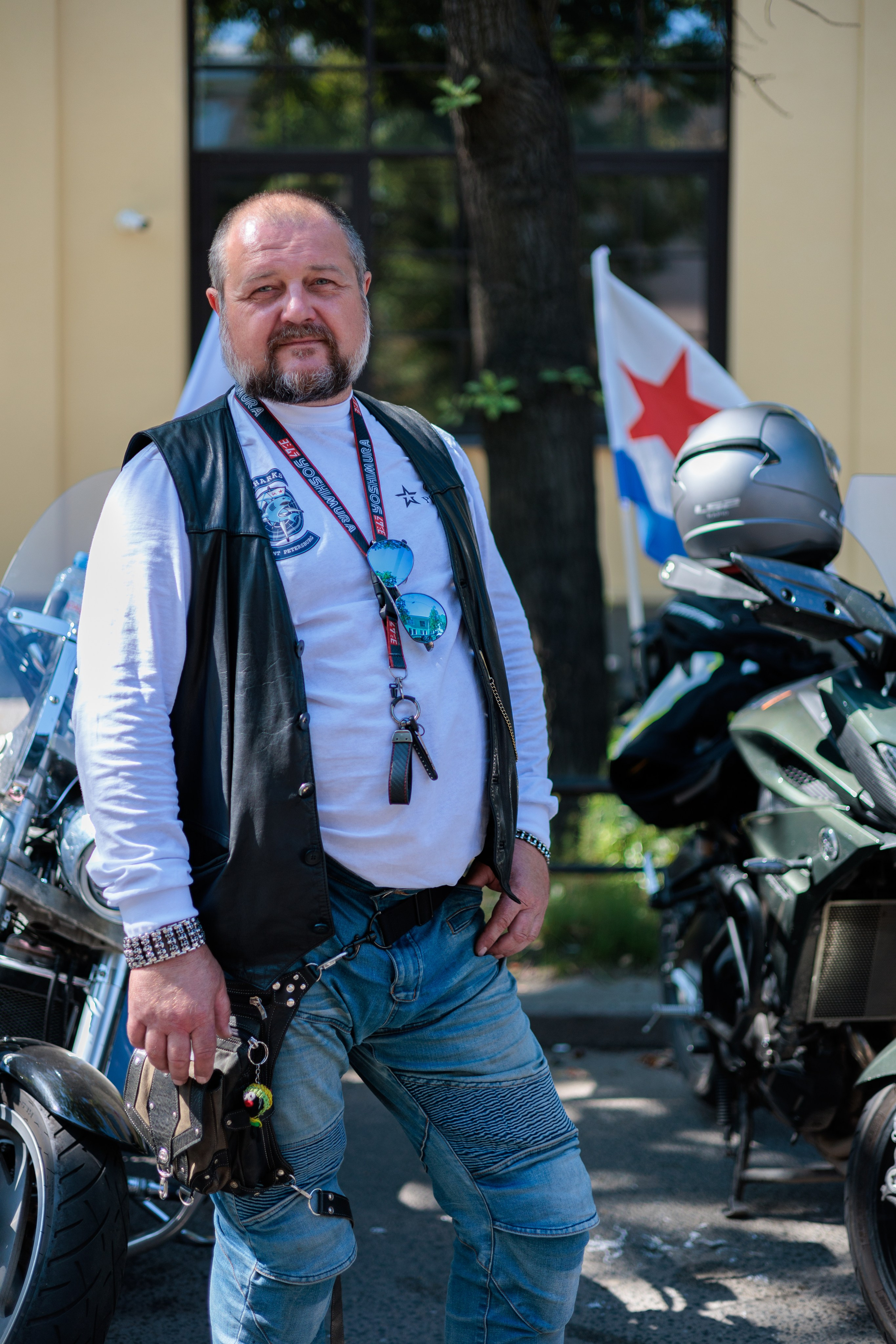 День ВМФ с мотоклубом 28.08.24. Репортажный фотограф Санкт-Петербург | Роман Карбышев