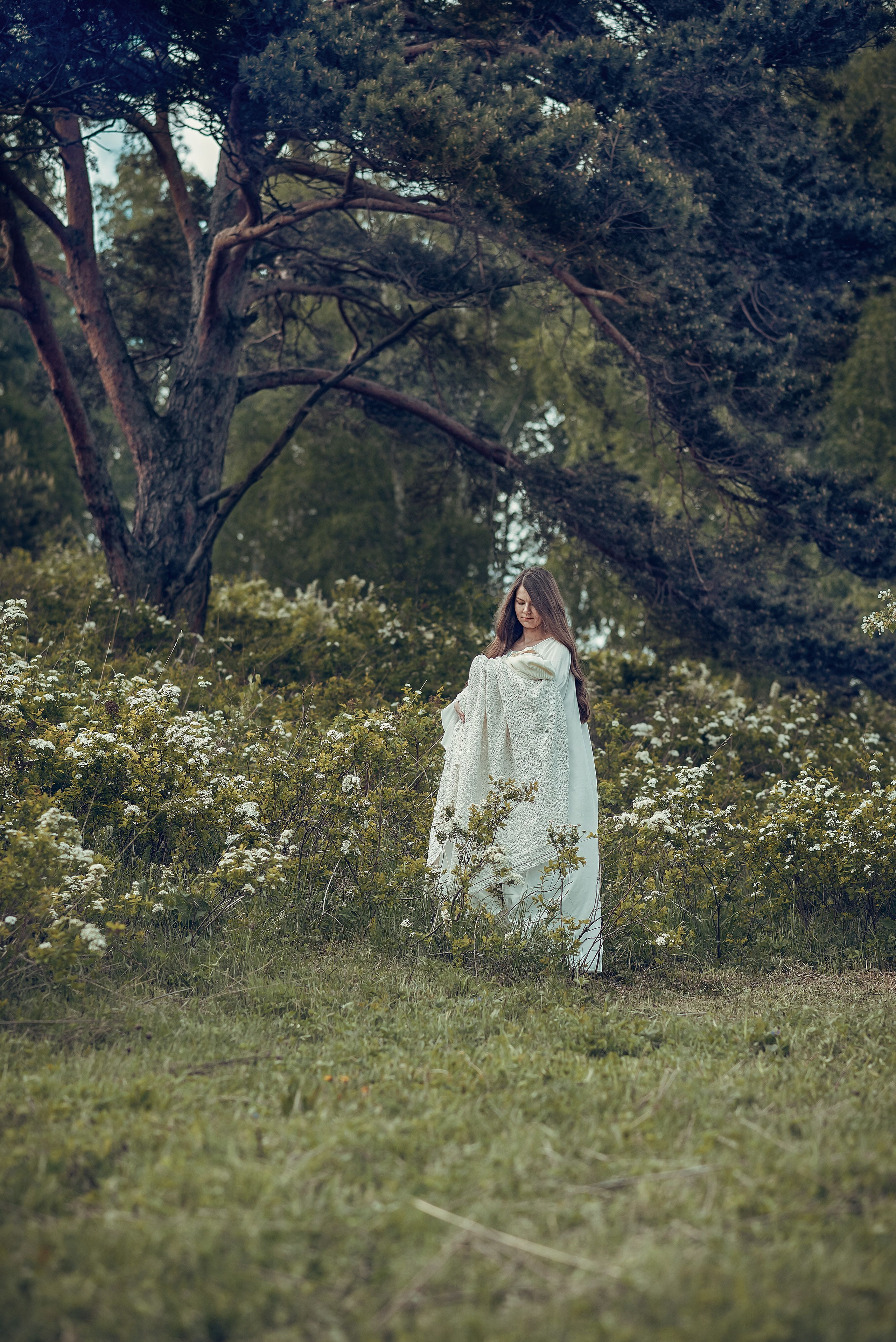 В цветущей спирее. Фотографы крещения/венчания  Красноярск Татьяна и Вячеслав Переваловы