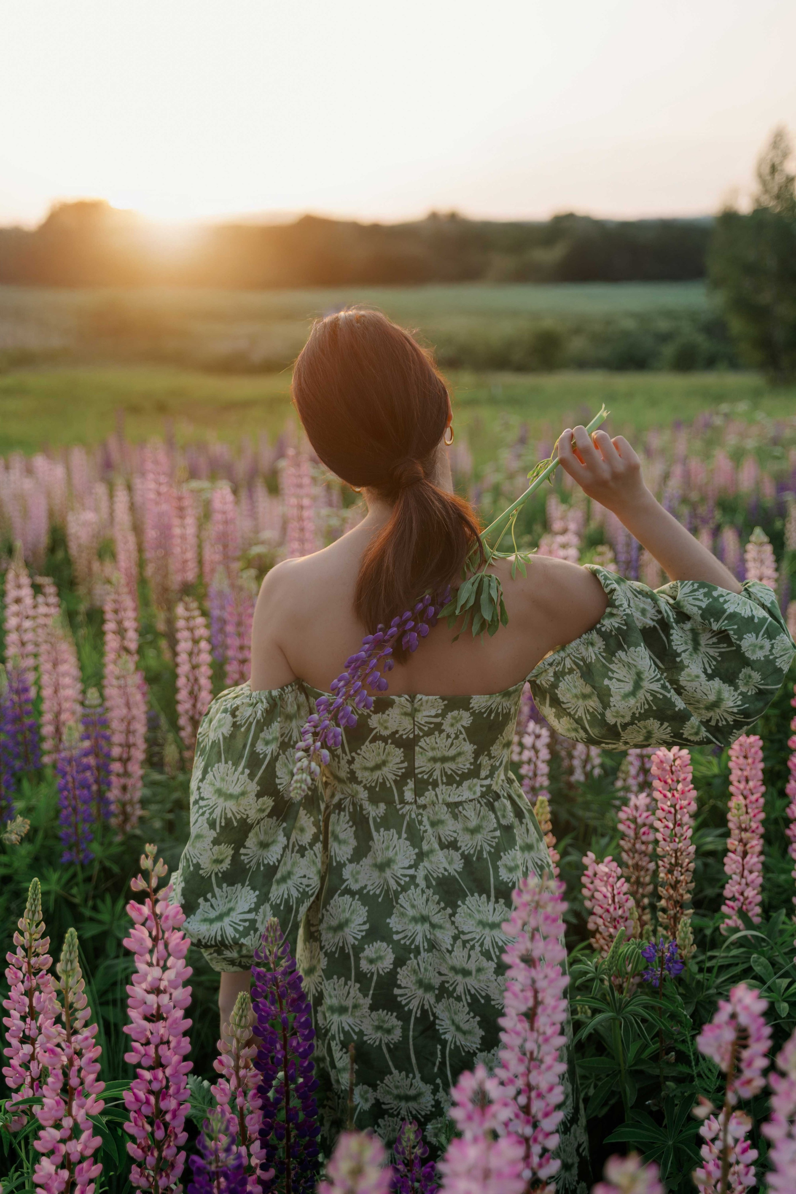 Наташа и люпины. Фотограф и видеограф в Москве и Абу Даби Мария Кулагина