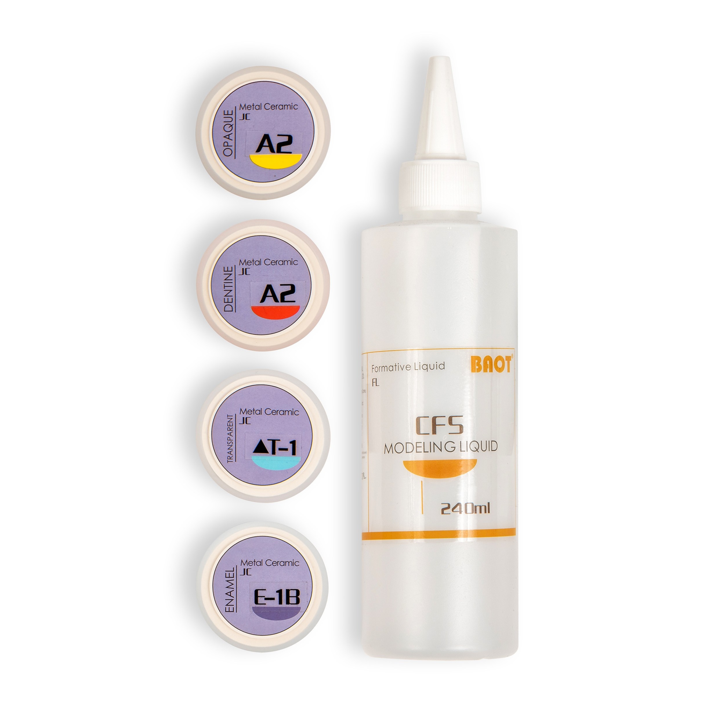 предметная фотография набора косметики на белом фоне