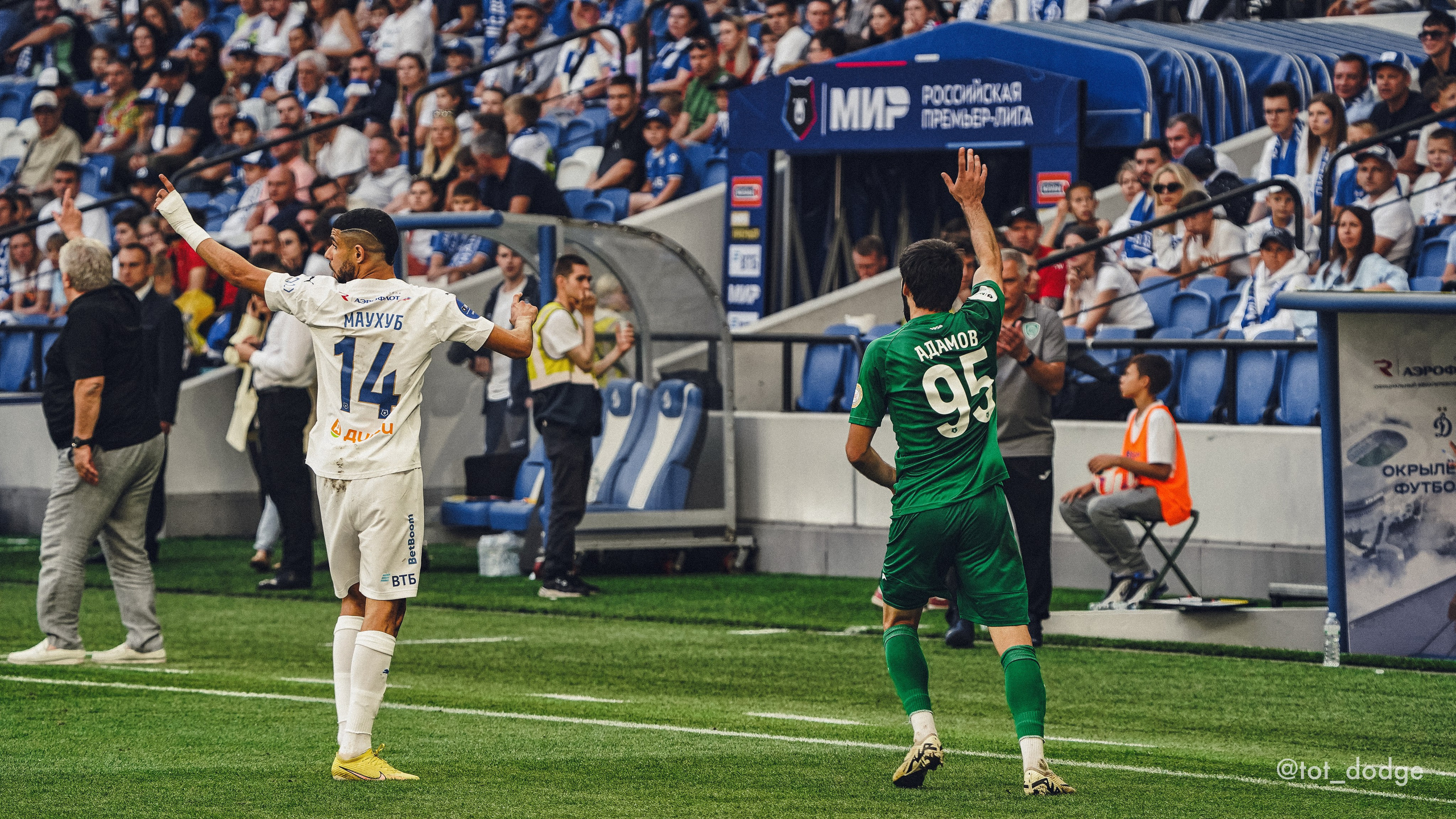 Футбол. Динамо-Ахмат 15.09.24. Автомобильный фотограф Шакая Кирилл