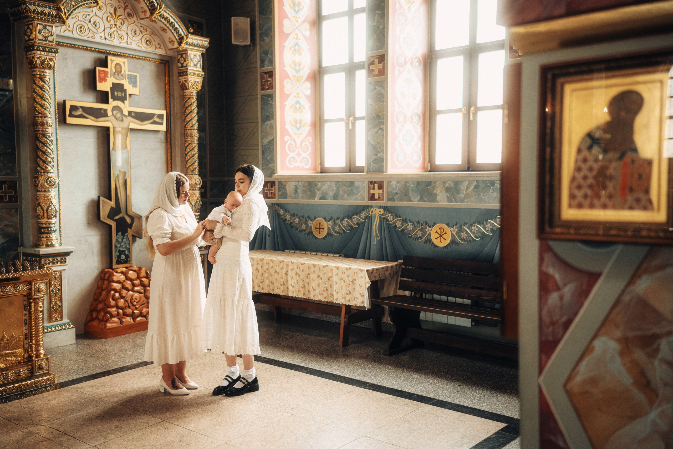 Крещение в храме Всецарица. Свадебный и репортажный фотограф в Воронеже Роман Янко
