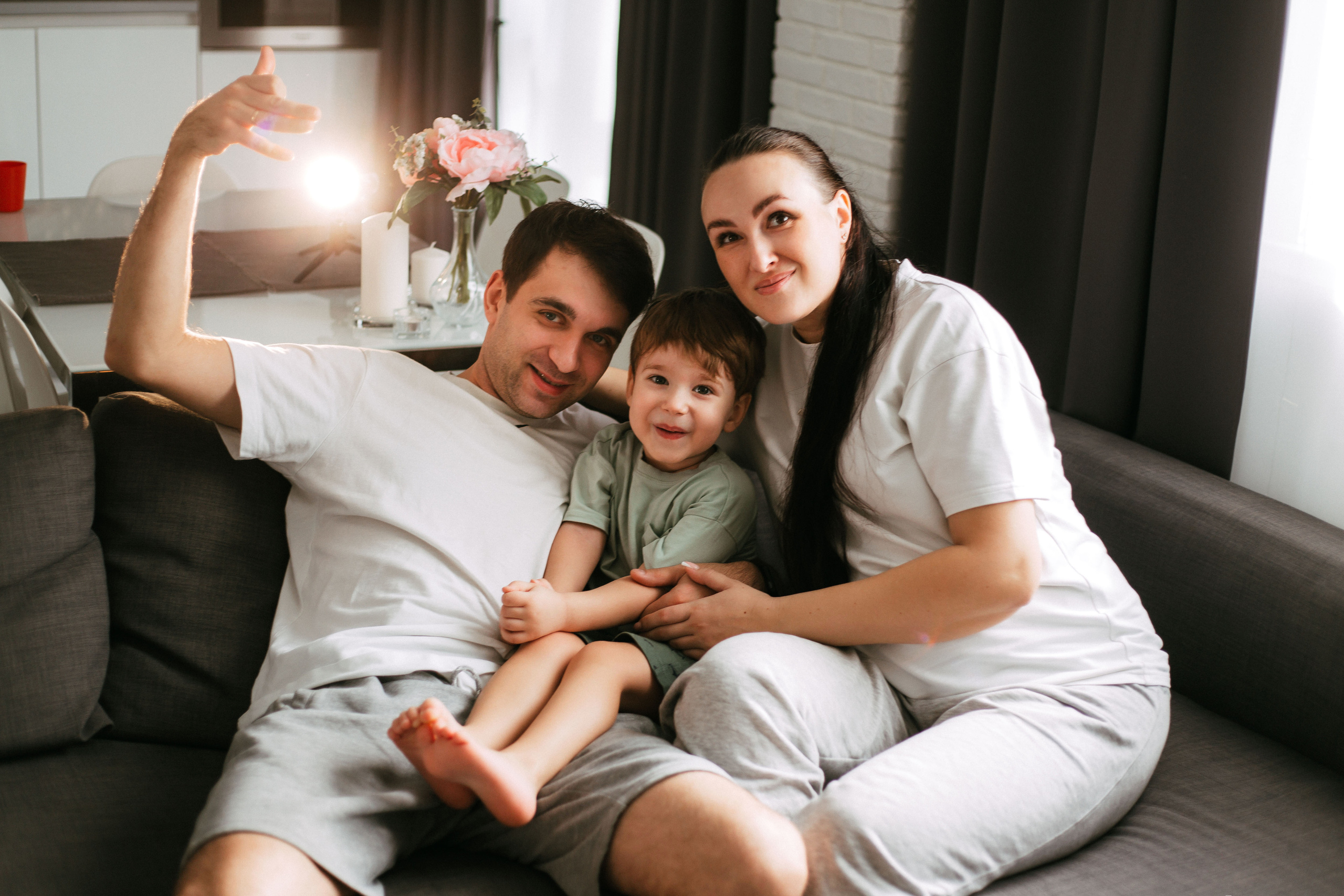 Лена, Ярослав и сыночек Артем. Семейный и детский фотограф в Омске Мусина Мария