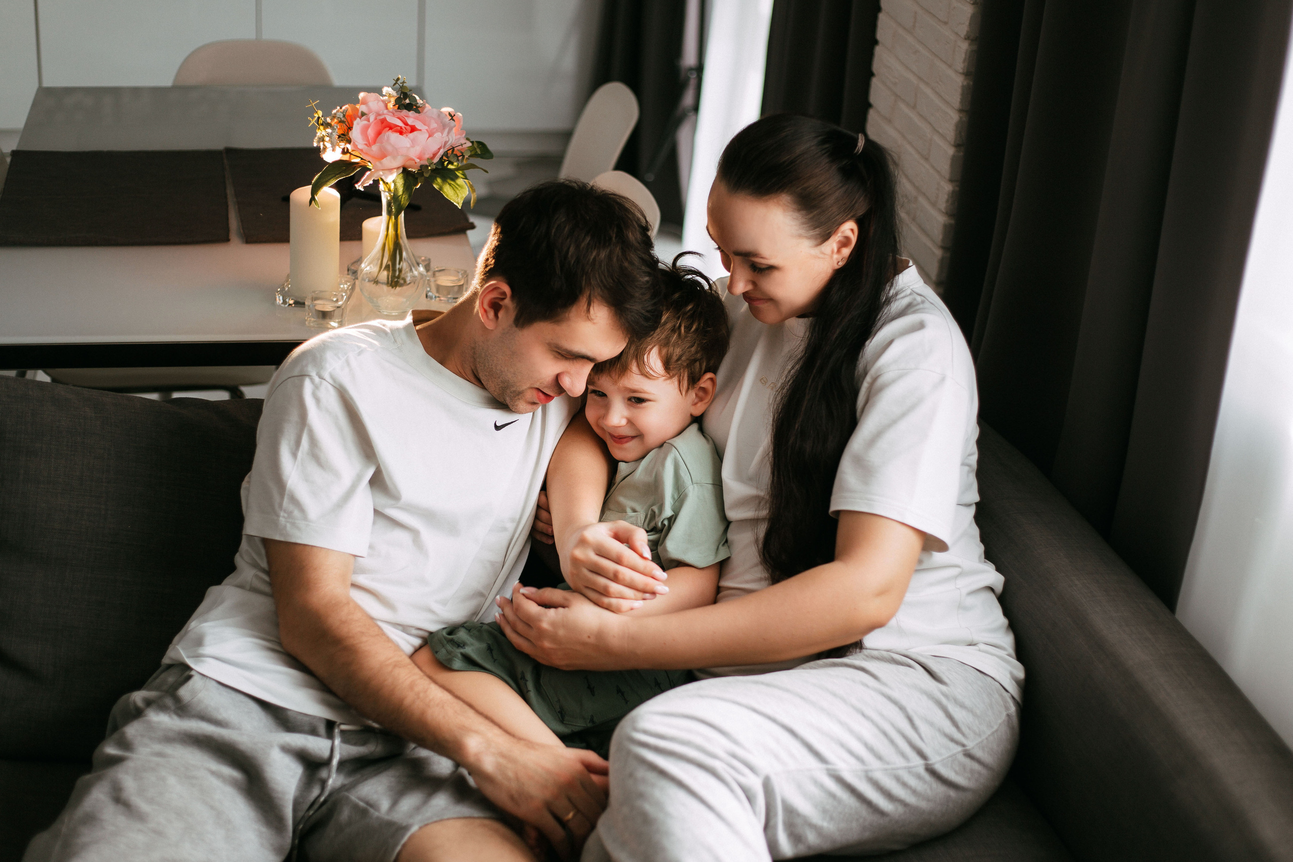 Лена, Ярослав и сыночек Артем. Семейный и детский фотограф в Омске Мусина Мария