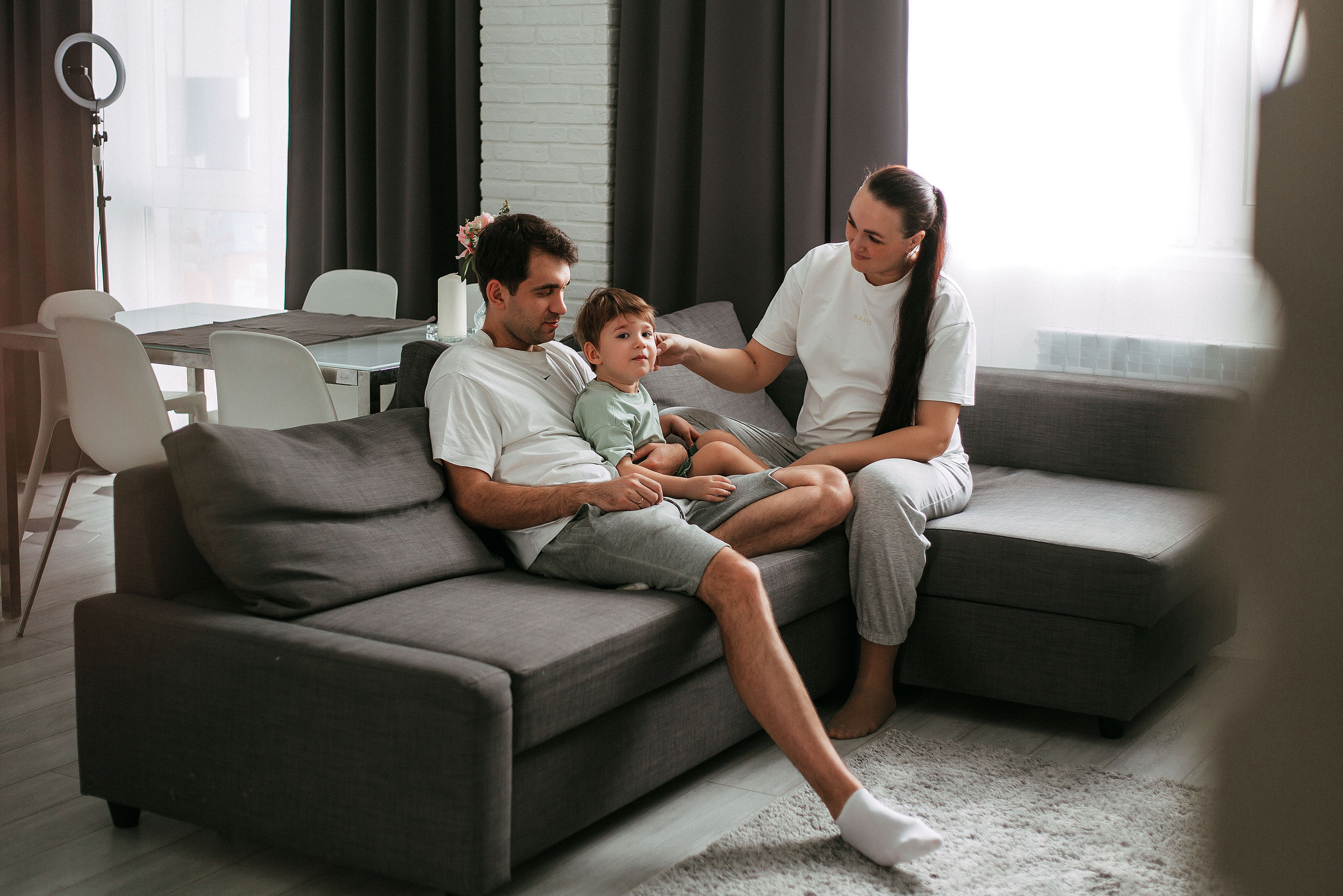 Лена, Ярослав и сыночек Артем. Семейный и детский фотограф в Омске Мусина Мария