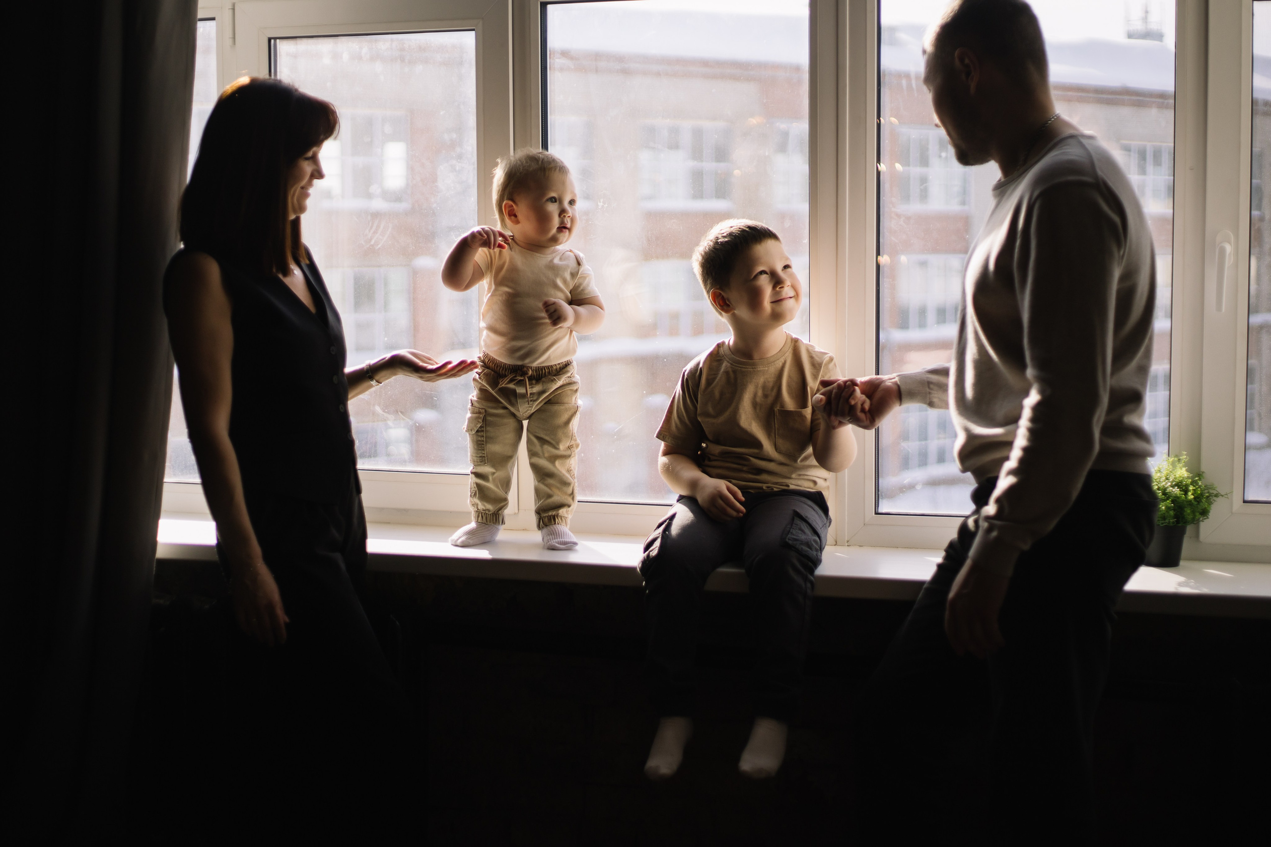 Семейная съемка в Томской фотостудии. Семейный фотограф в Томске Максимова Екатерина