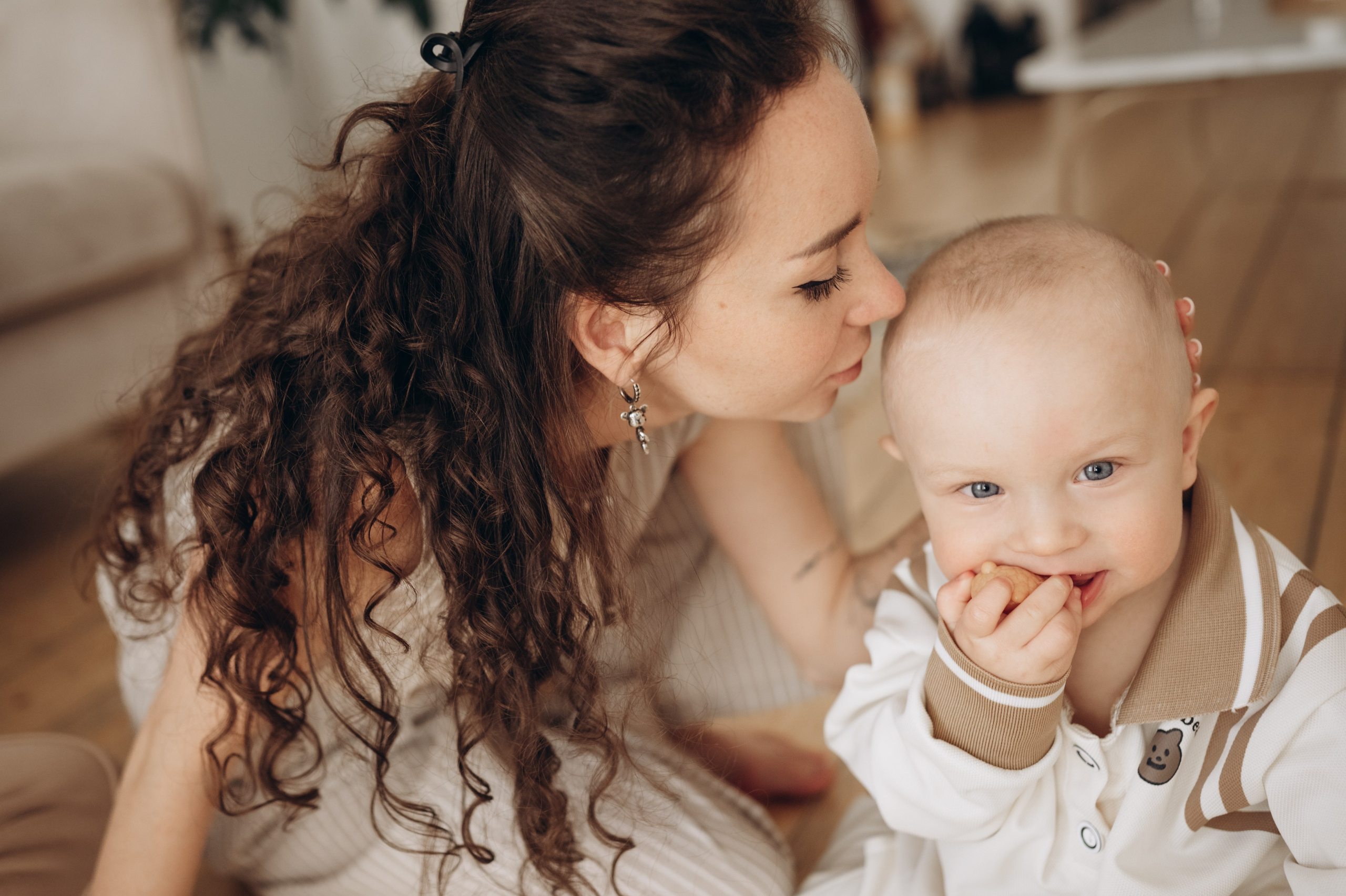 Саша, Лиза, Мирон на годик. Фотограф Горбенко Анна