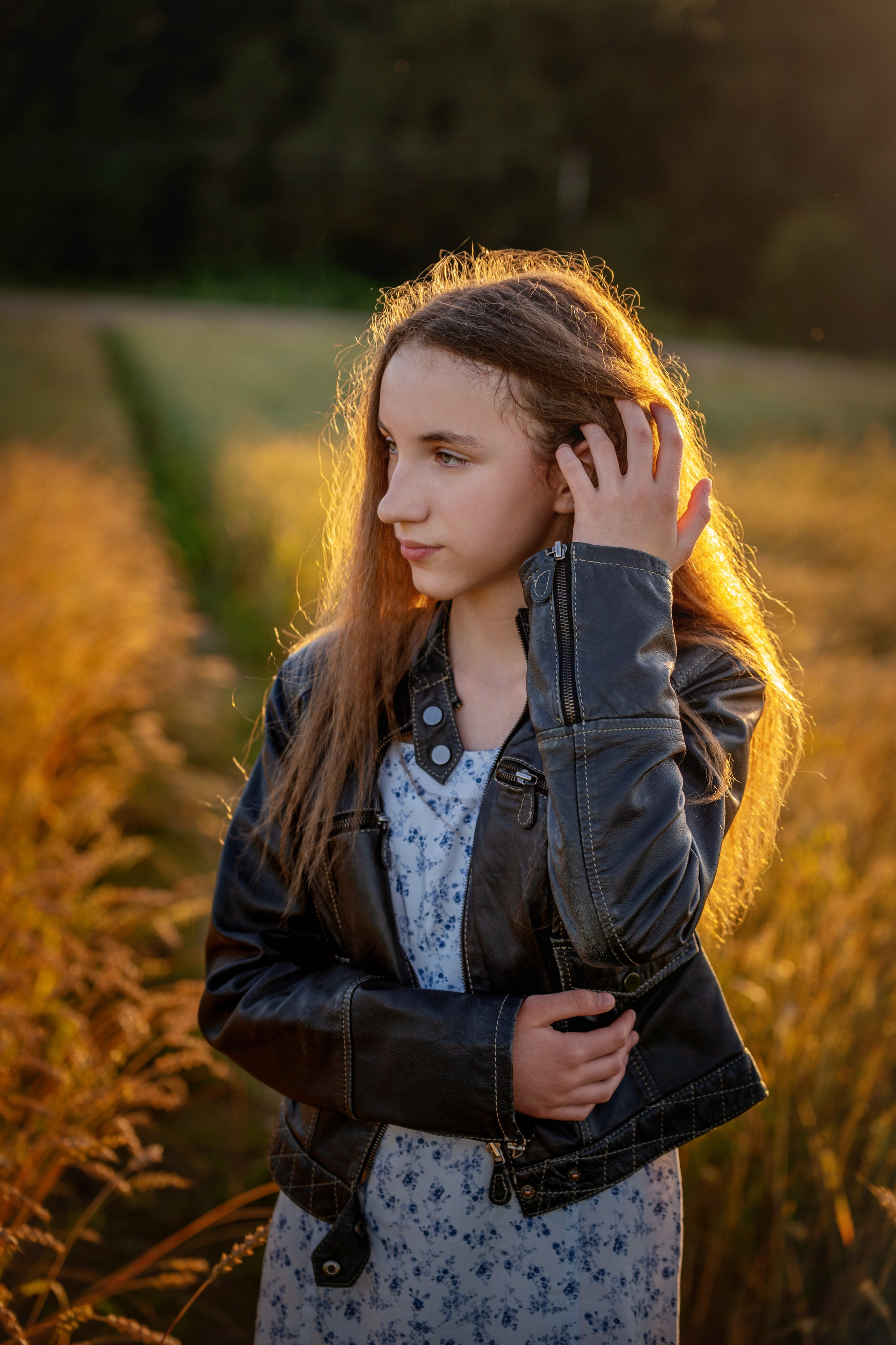 Закат для нее. Выпускные альбомы Москва и МО. Школьный и семейный фотограф