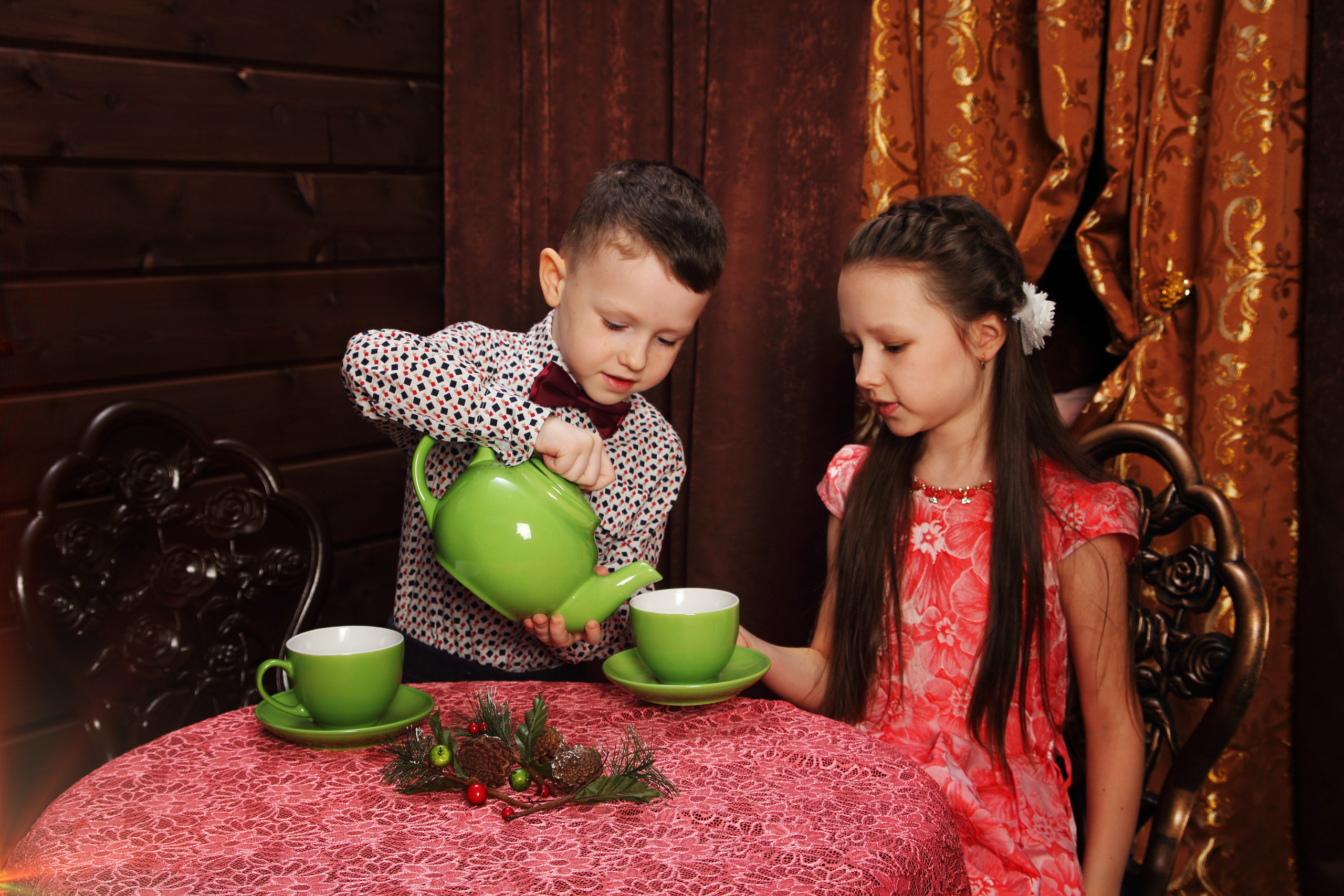 Новогоднее чаепитие. Фотограф Ирина Колесникова