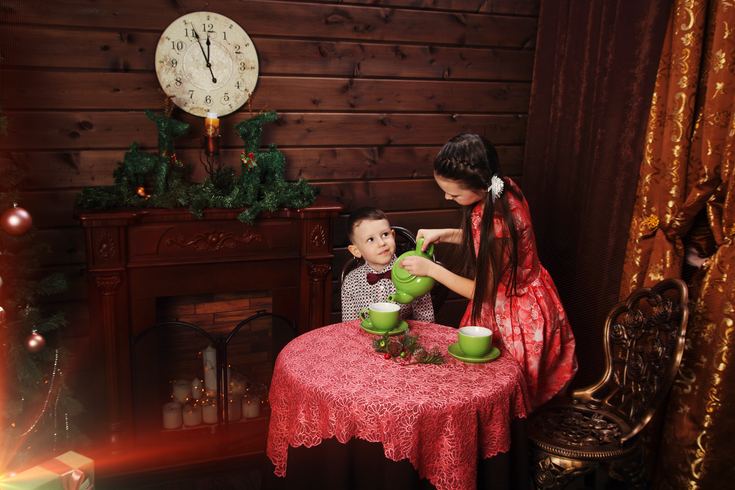 Новогоднее чаепитие. Фотограф Ирина Колесникова