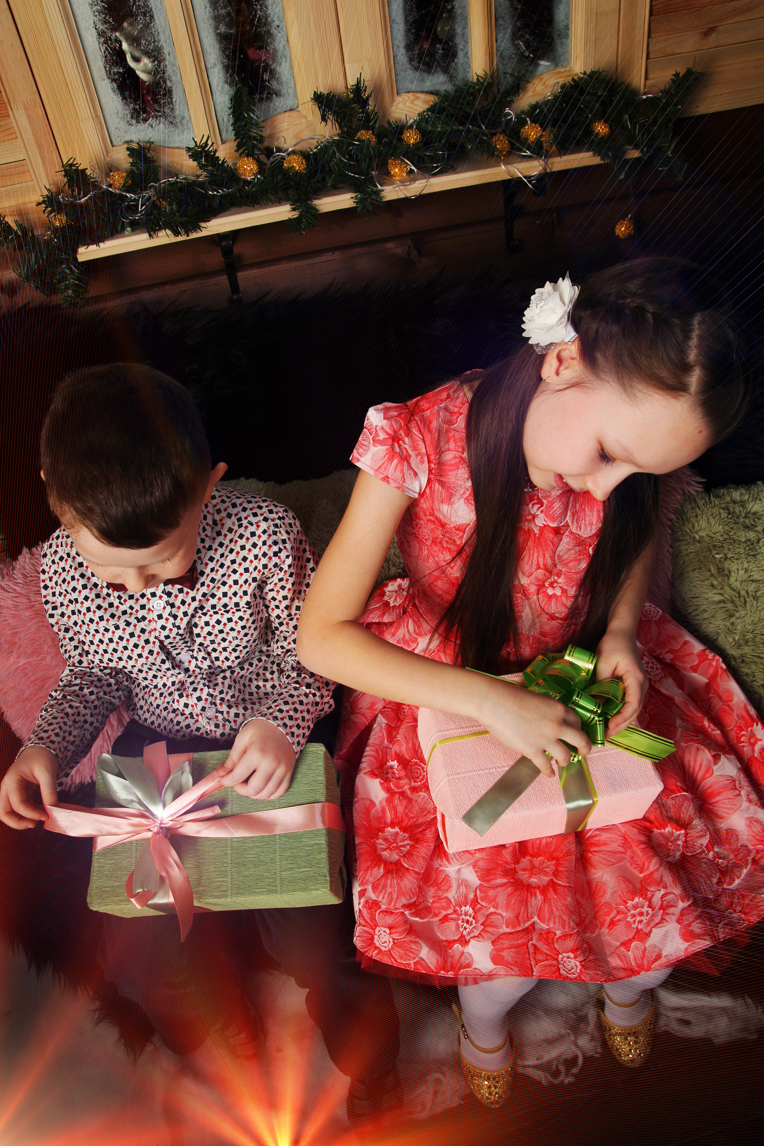 Новогоднее чаепитие. Фотограф Ирина Колесникова