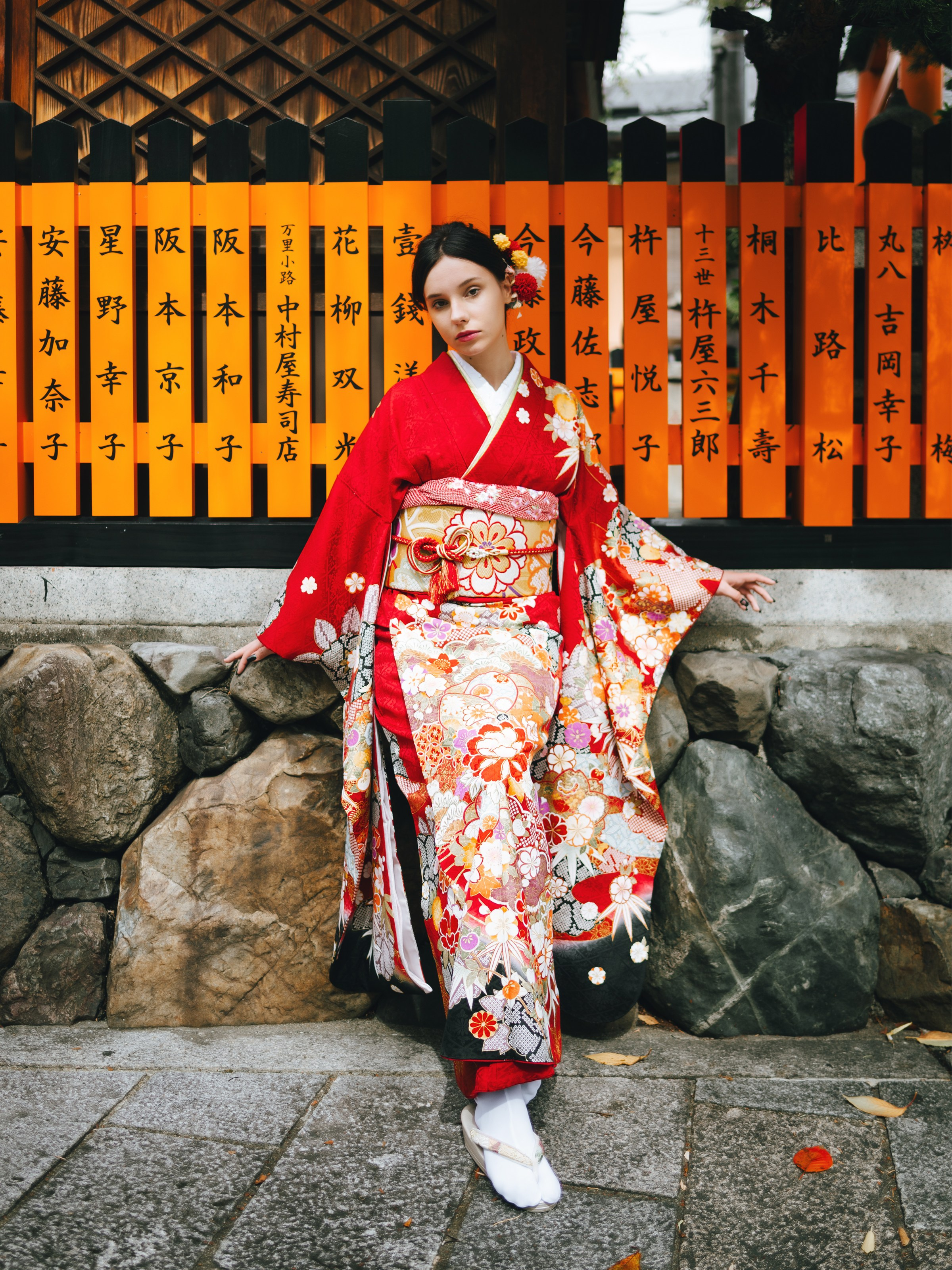Kimono photoshoot in Kyoto. Photographer in Tokyo Anatolii Ozarto