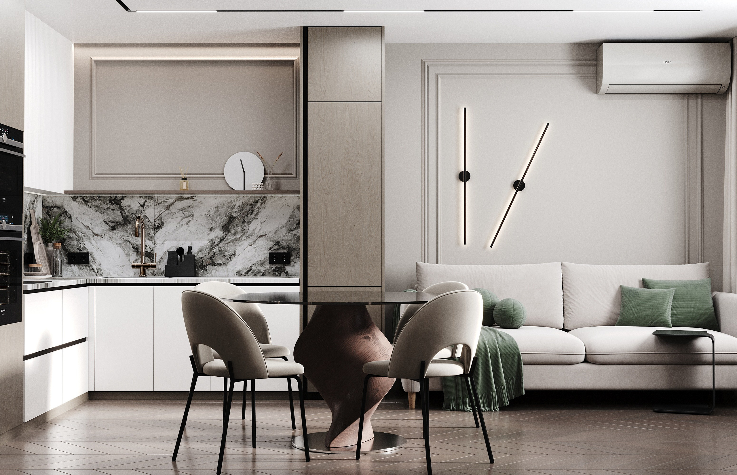 ЖК Галактика Сити. Студия дизайна интерьеров RR.interio