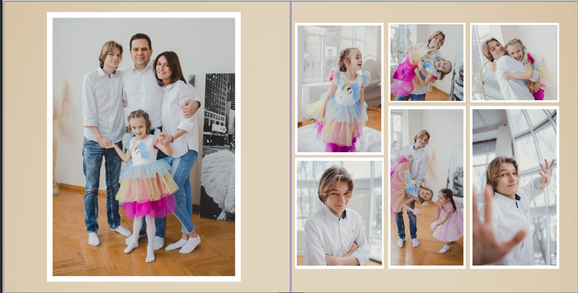 Семейные фотокниги. Семейный фотограф Николаева Ольга