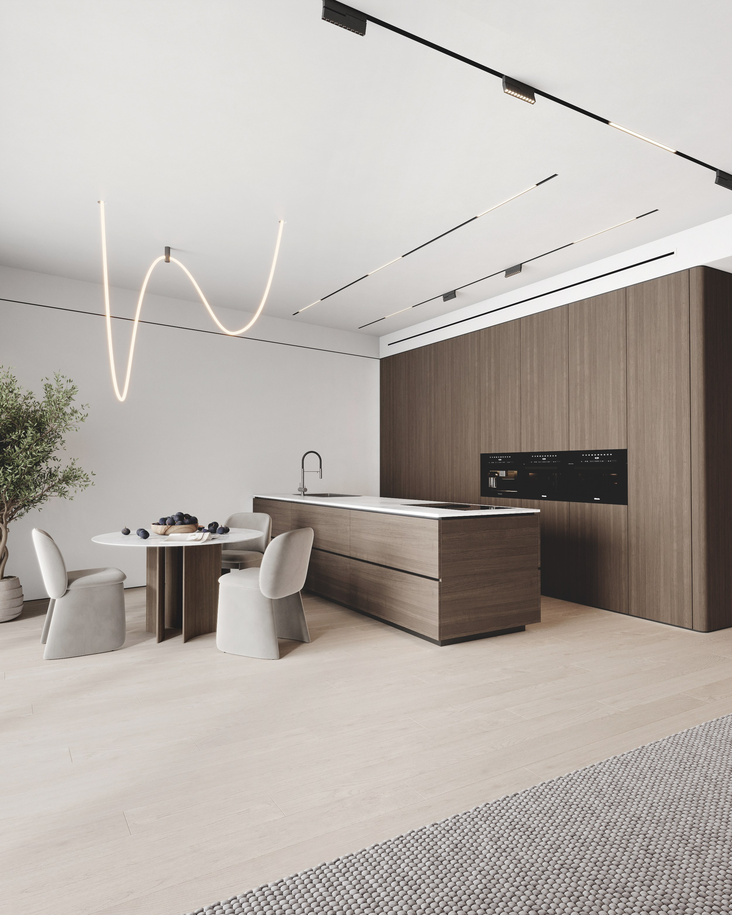 LAZURNY BEREG 140 | Дизайн проект квартиры для летнего отдыха в Сочи. Студия дизайна интерьера в Сочи mon buro Дизайнер Павел Пура