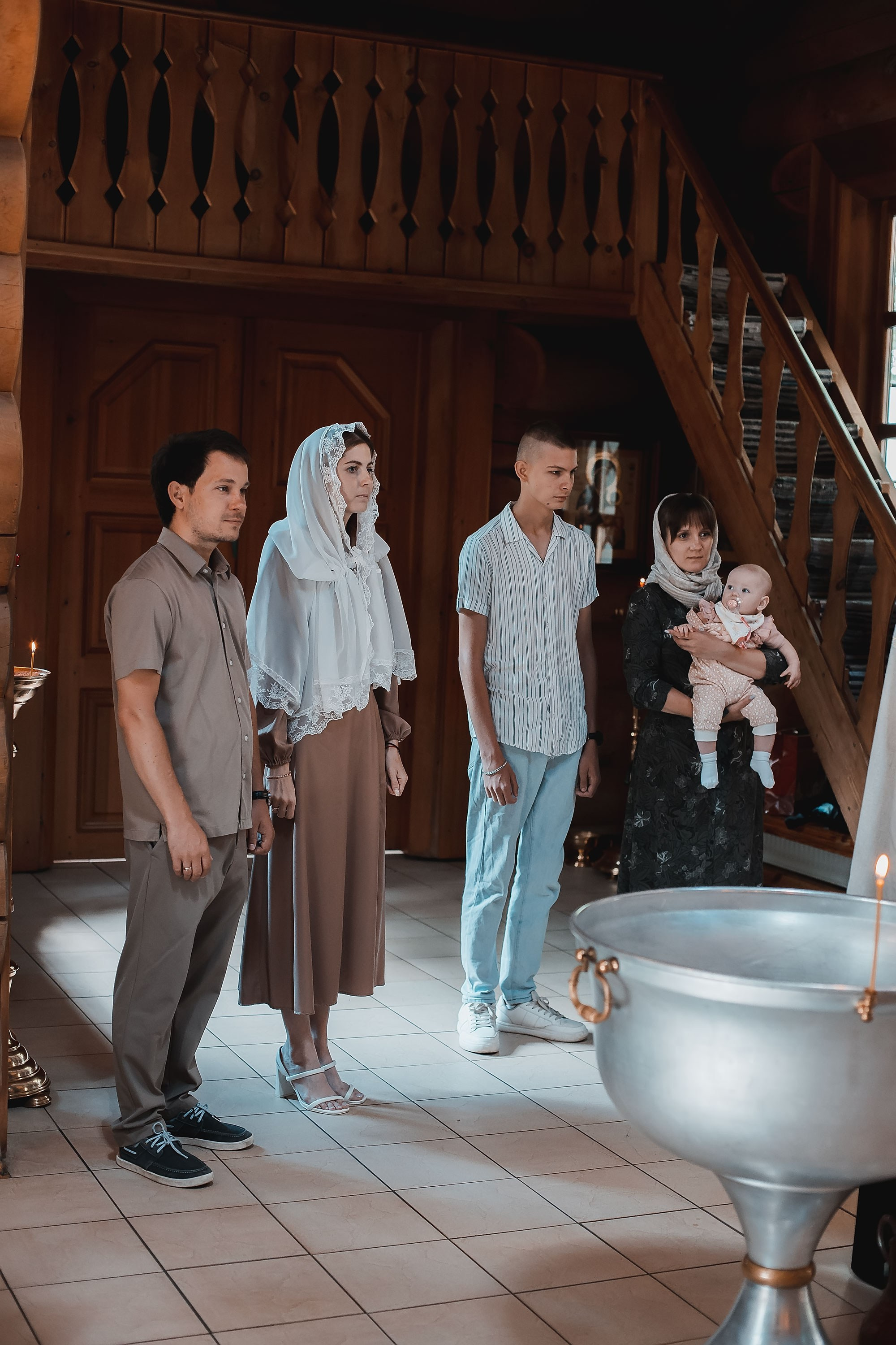 Крещение Ксении. Семейный, индивидуальный фотограф в Москве Ангели Марина