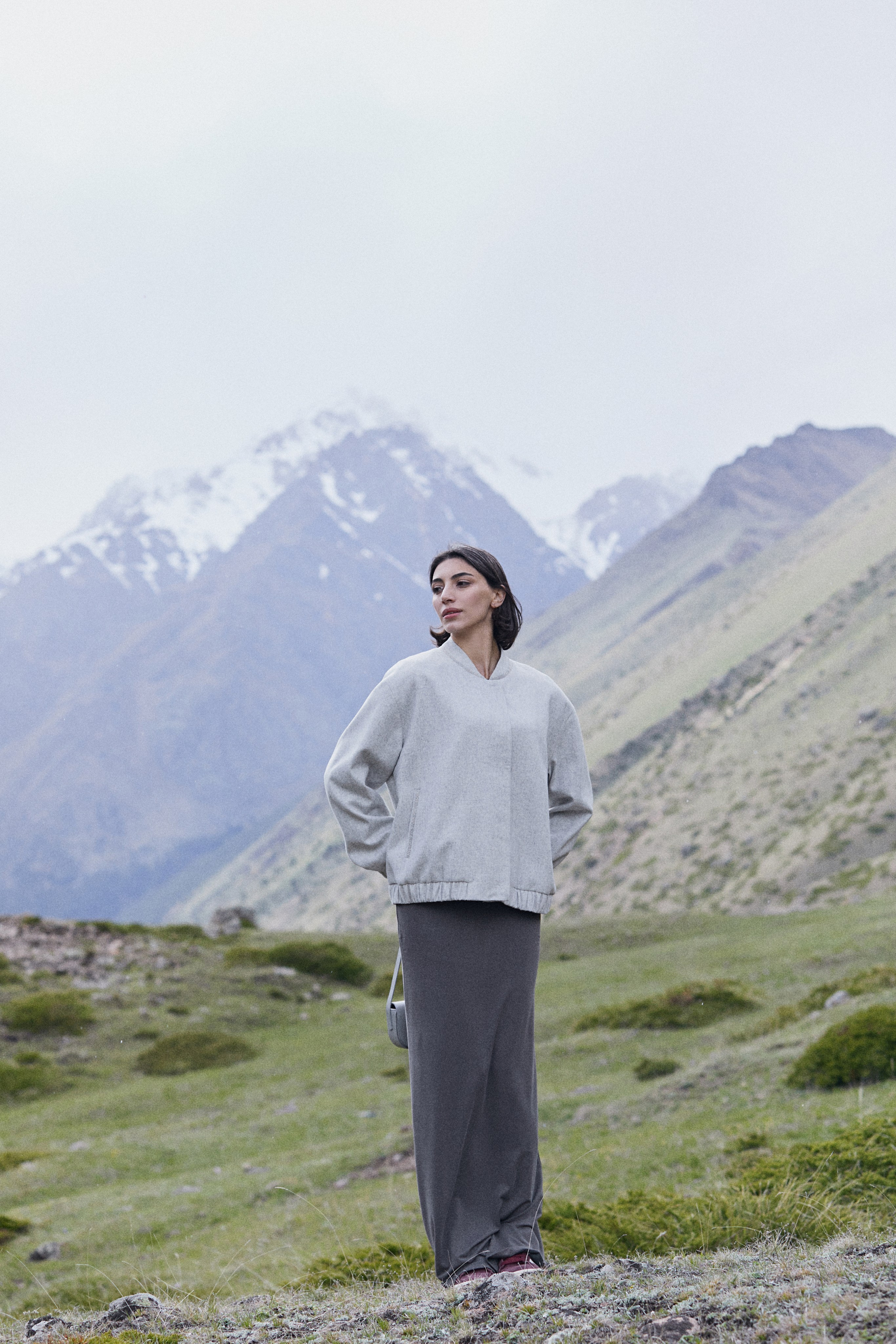 Имиджевая съемка для бренда в горах. Фотограф Продюсер в горах КБР / Москва  Нальчик Горы