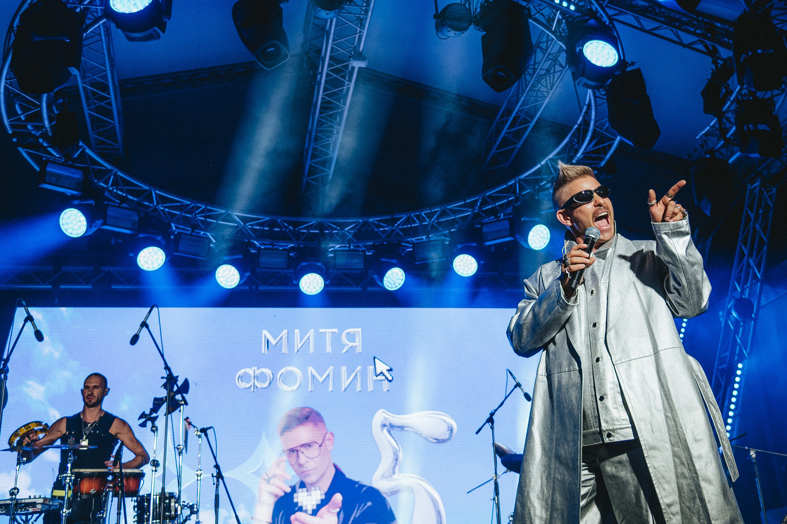 Репортажная съемка концерта Мити Фомина в Москве 