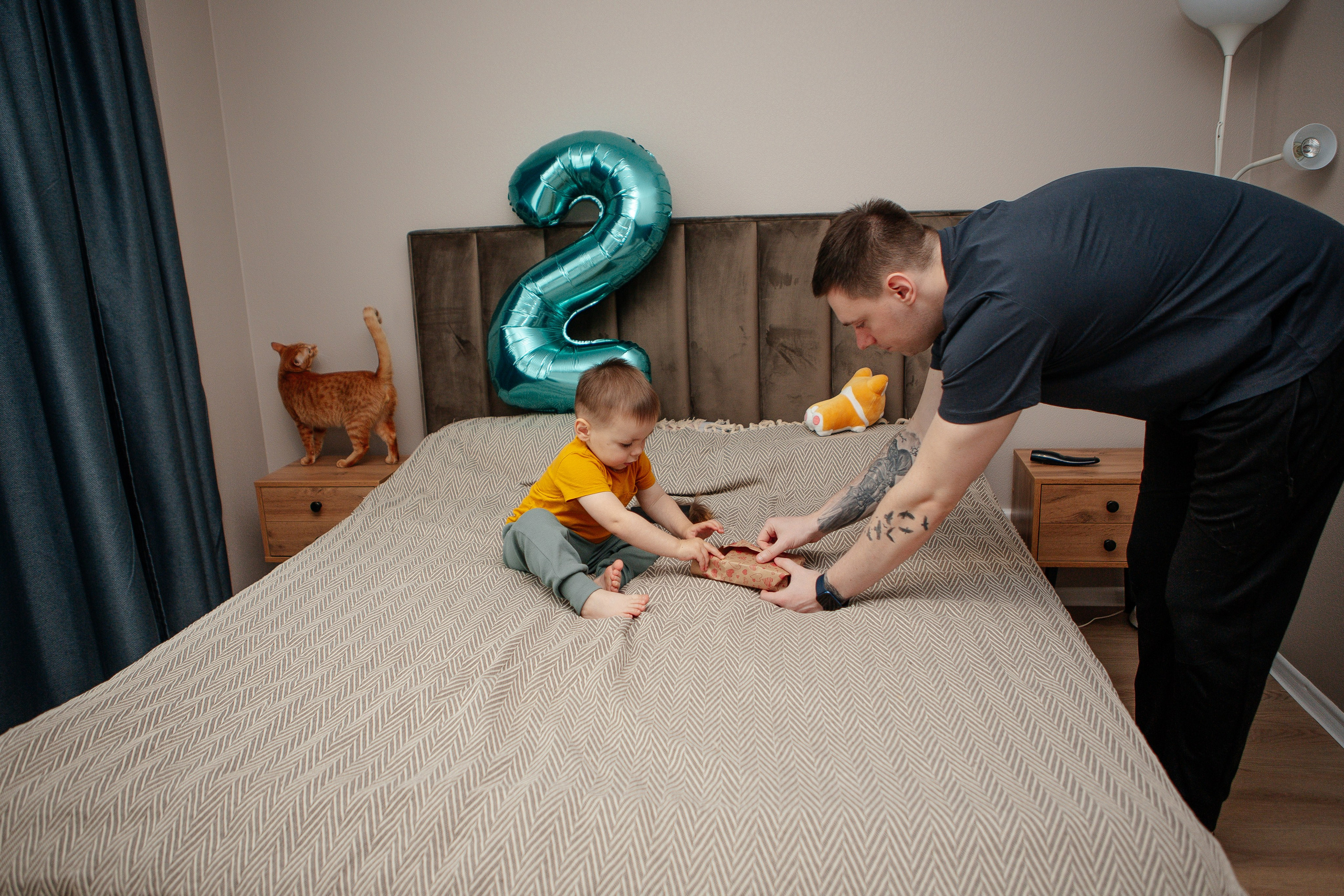 Роман и его семья. Семейный и детский фотограф в Москве Александра Мак