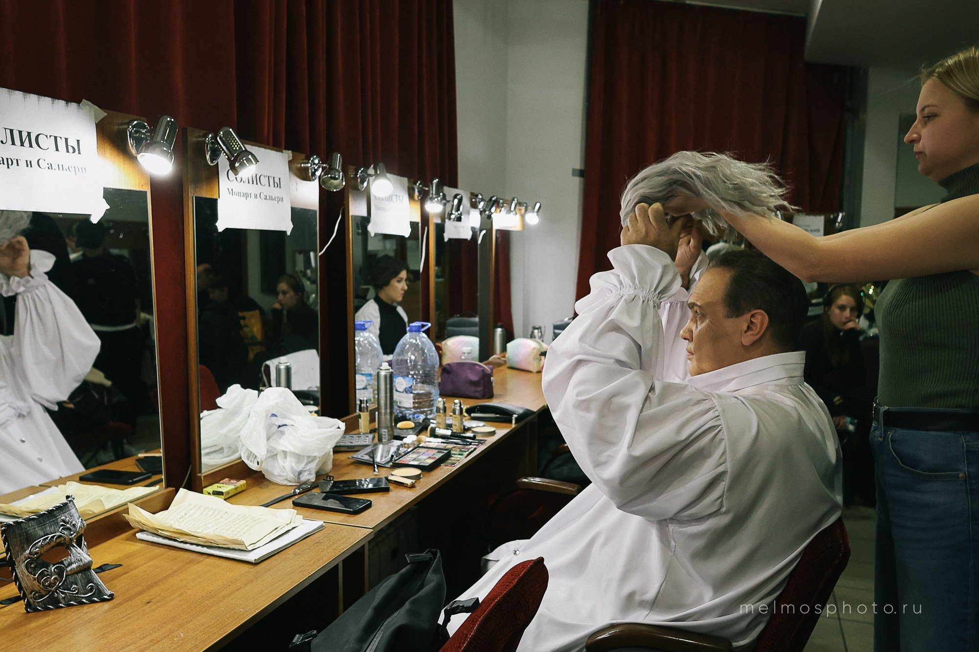 Моцарт и Сальери. МОСКОНЦЕРТ. Reportage, architectural, fine art photographer Lena Melnikova in Moscow