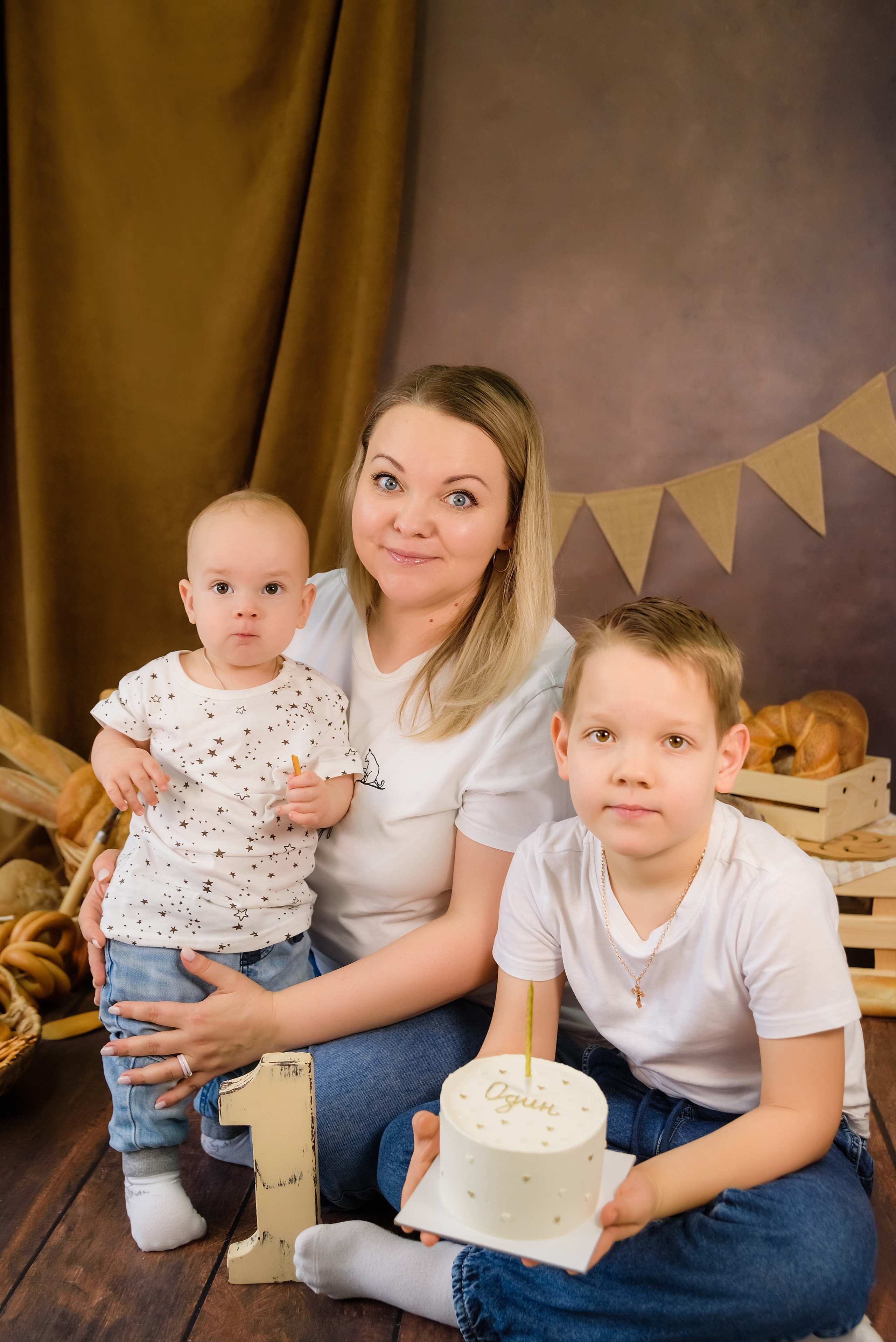 «Маленький пекарь» Саша 1 годик. Детский Фотограф |Фотограф на годик в Брянске Ирина Романова