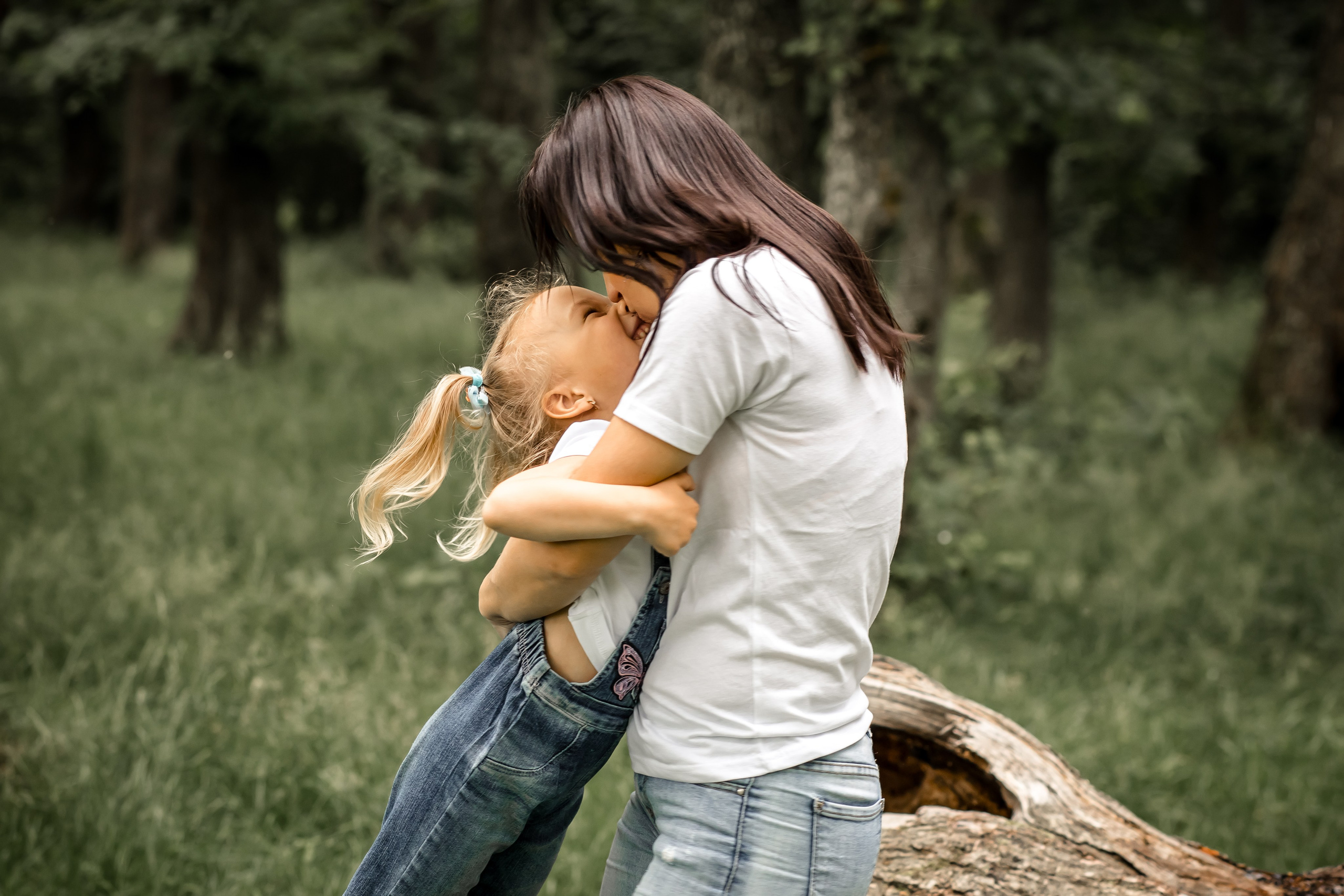 Катя с детками