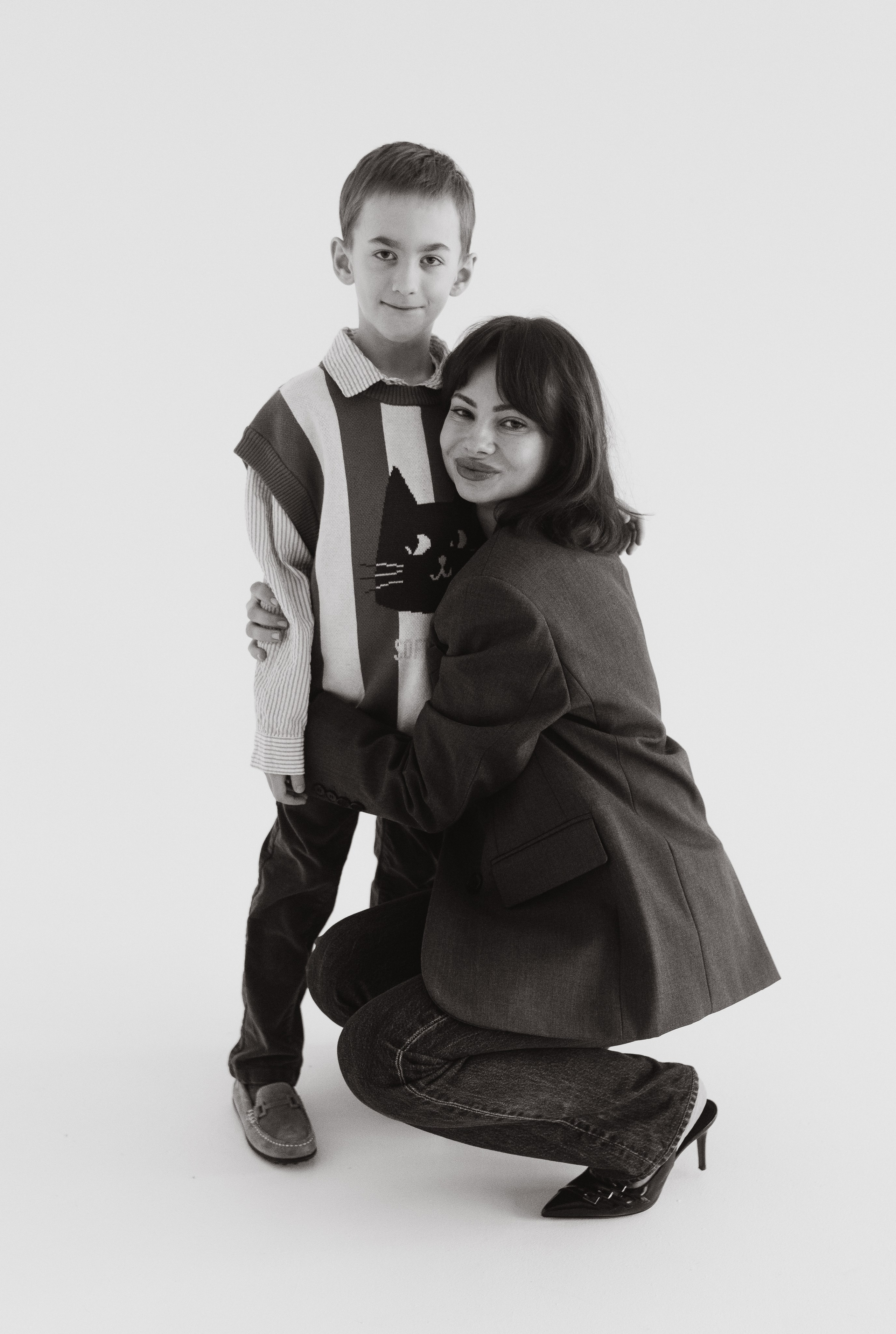 Студийная семейная фотосессия. Семейный, ньюборн фотограф, фотограф на роды в Москве, Виктория Тюльдюкова