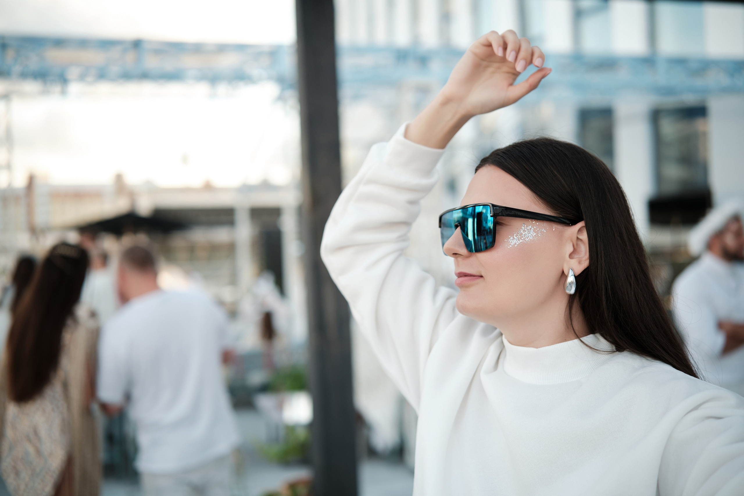 Burning Man на террасе White Point. Репортажный фотограф Дмитрий Литвинский. Минск, Беларусь, мир