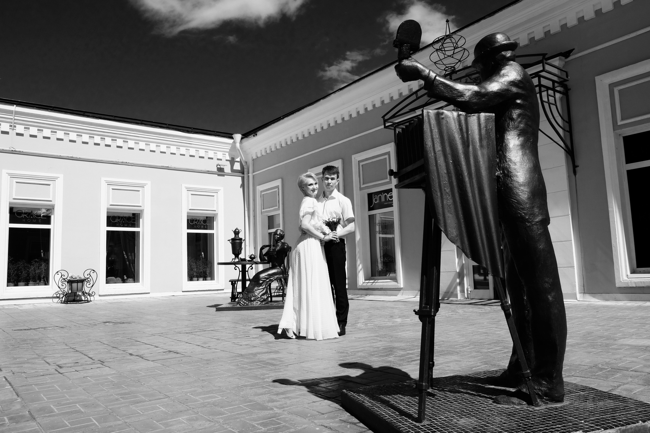 Свадебная Пятница 13)))) Серия чб снимков Любови и Алексея. Свадебный, семейный, детский, контент фотограф в Омске Максим Ильин