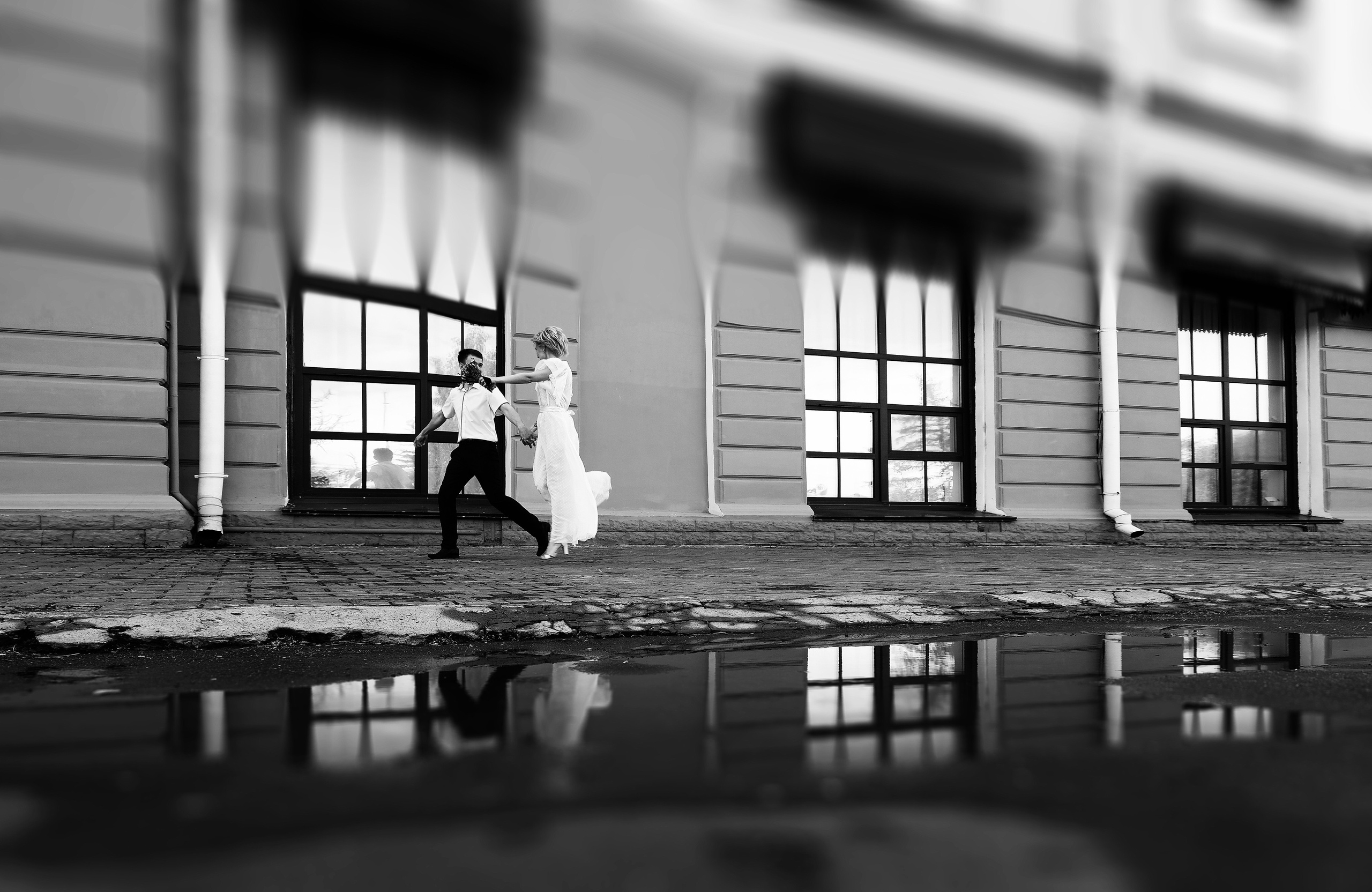 Свадебная Пятница 13)))) Серия чб снимков Любови и Алексея. Свадебный, семейный, детский, контент фотограф в Омске Максим Ильин