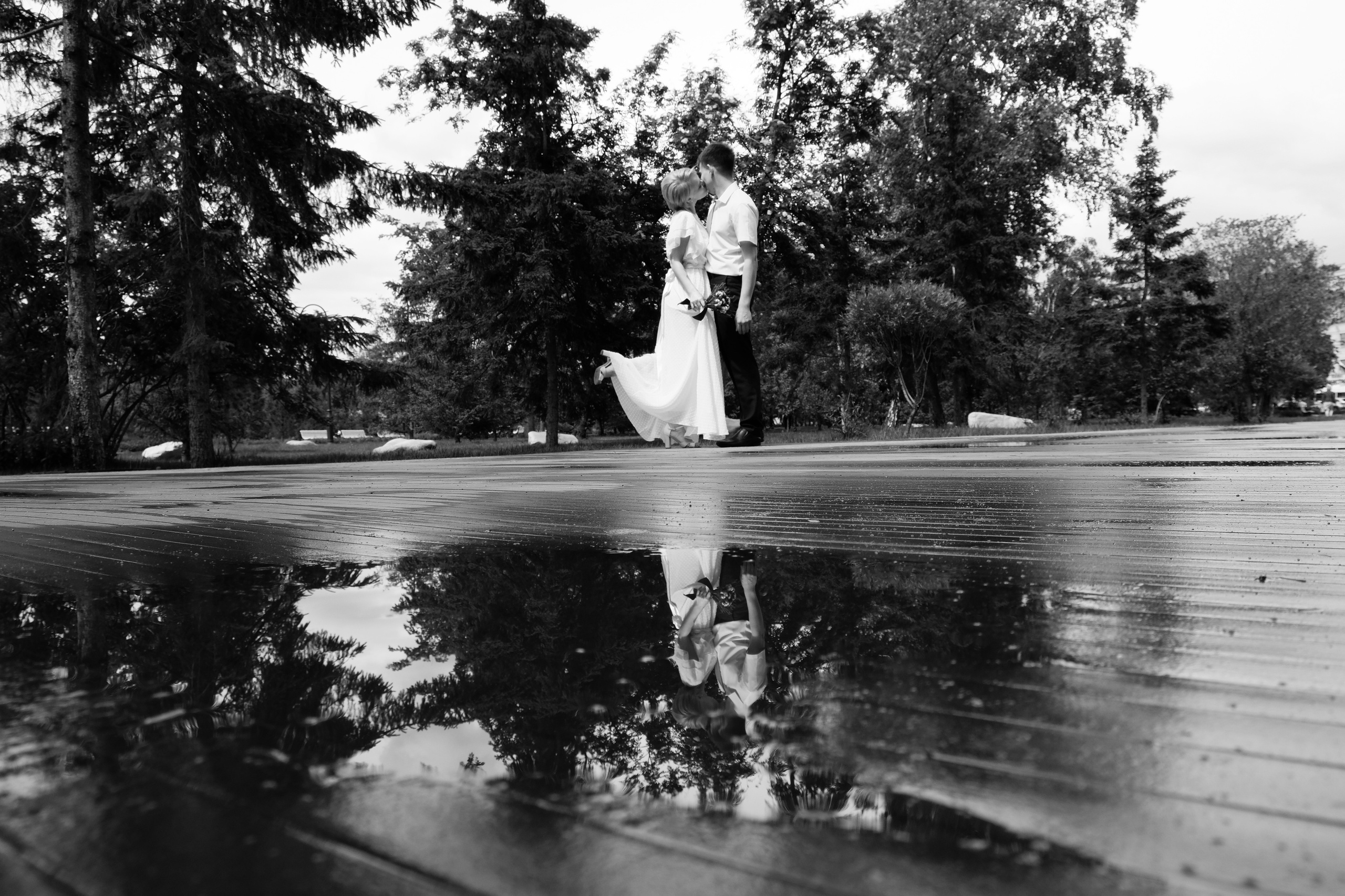 Свадебная Пятница 13)))) Серия чб снимков Любови и Алексея. Свадебный, семейный, детский, контент фотограф в Омске Максим Ильин