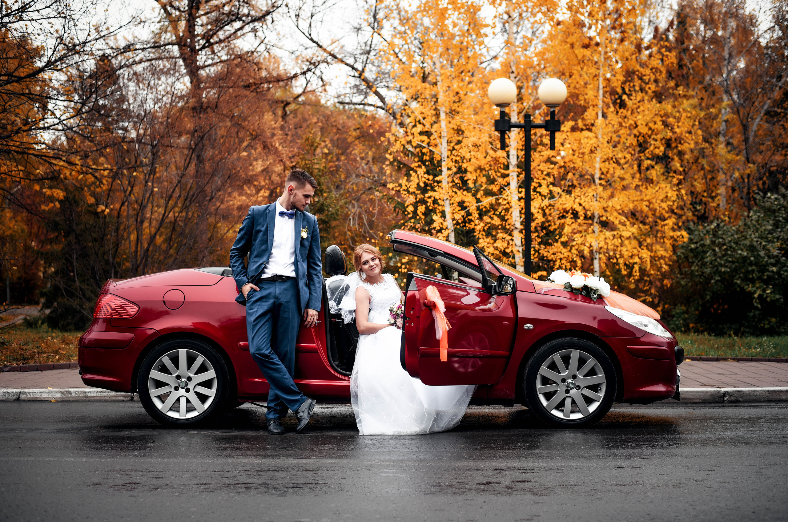 Осенняя свадебная серия Александра и Кристины. Свадебный, семейный, детский, контент фотограф в Омске Максим Ильин